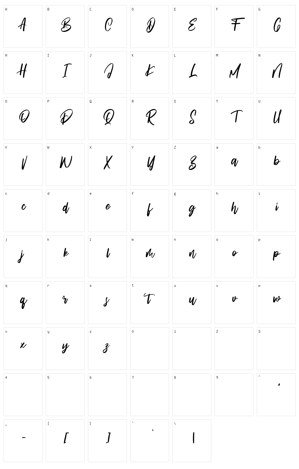 Hide Seek Character Set