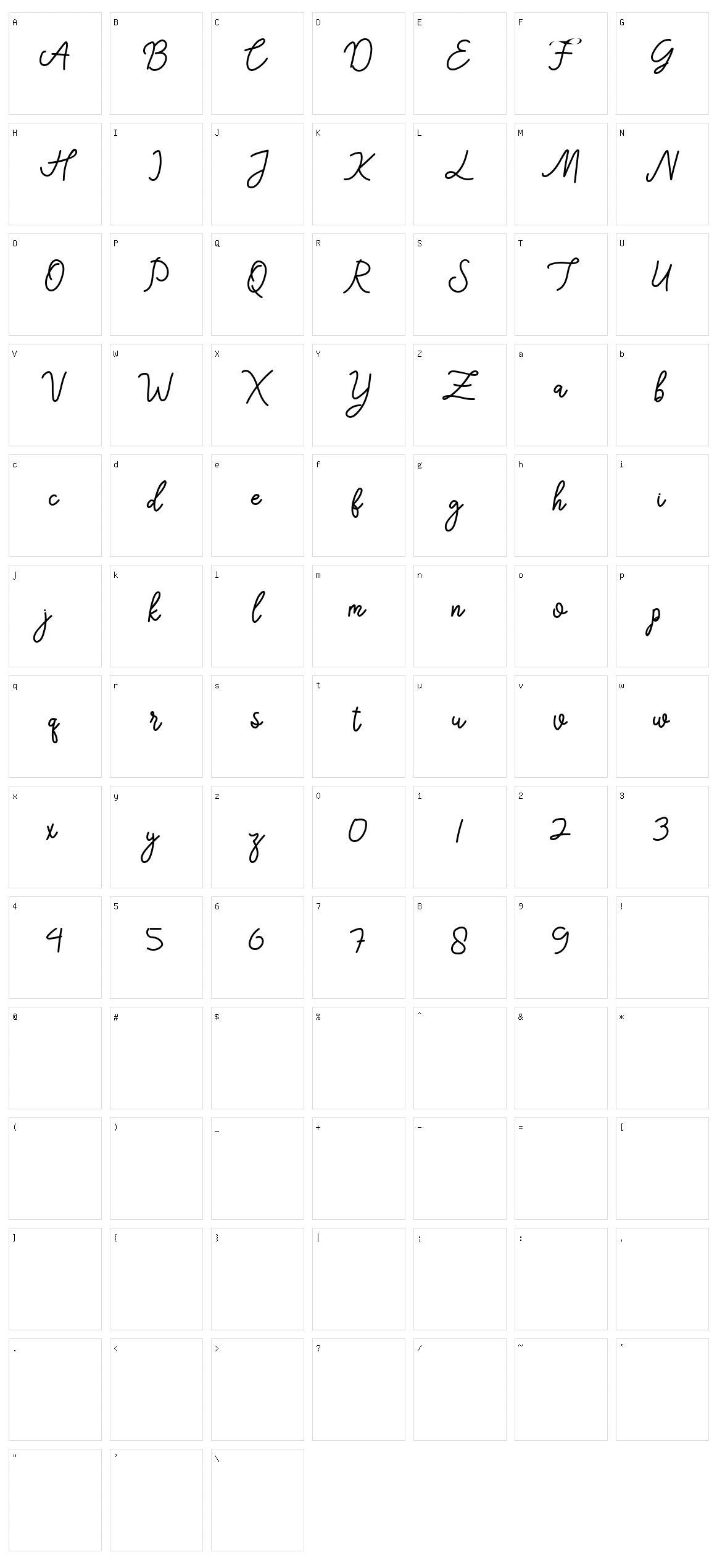 High Techno Character Set