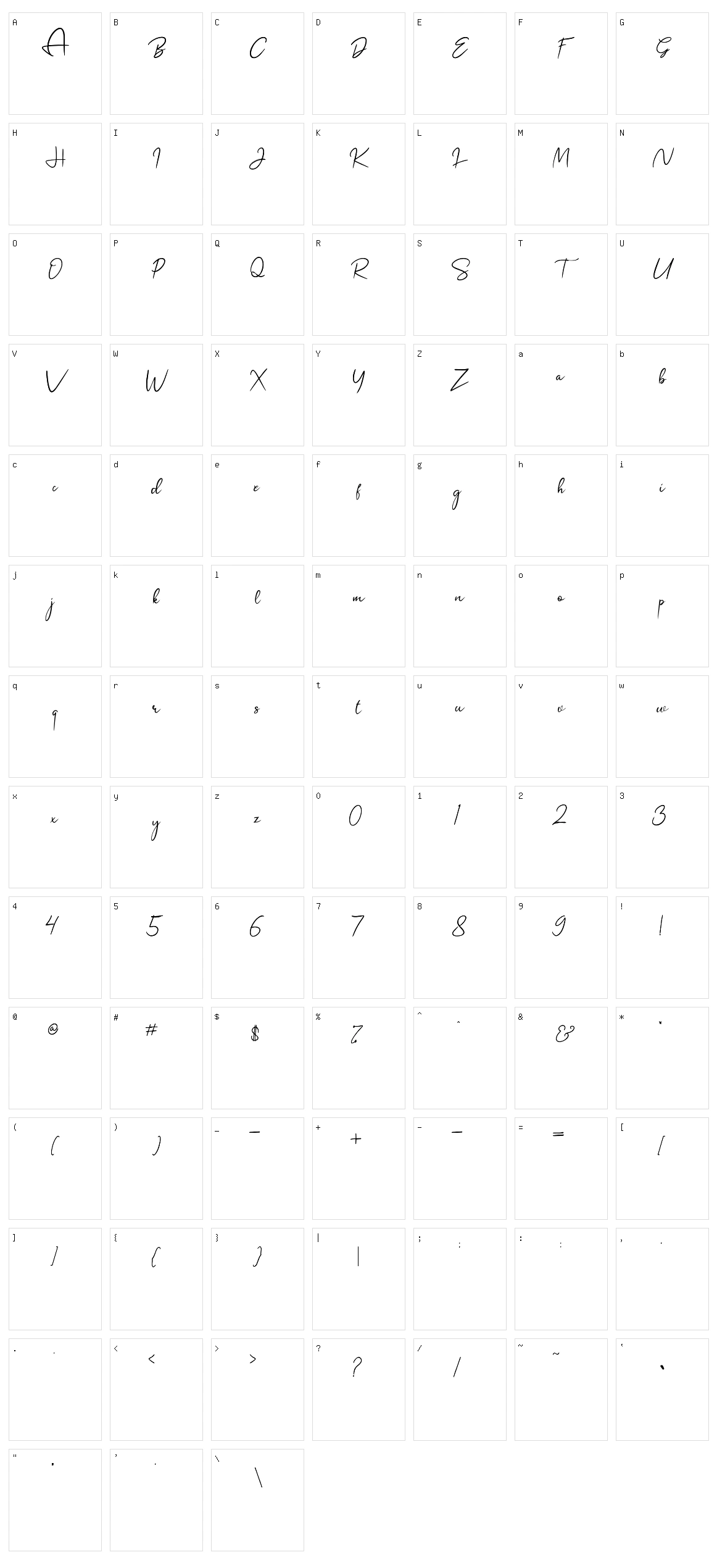 Hiroshima Character Set