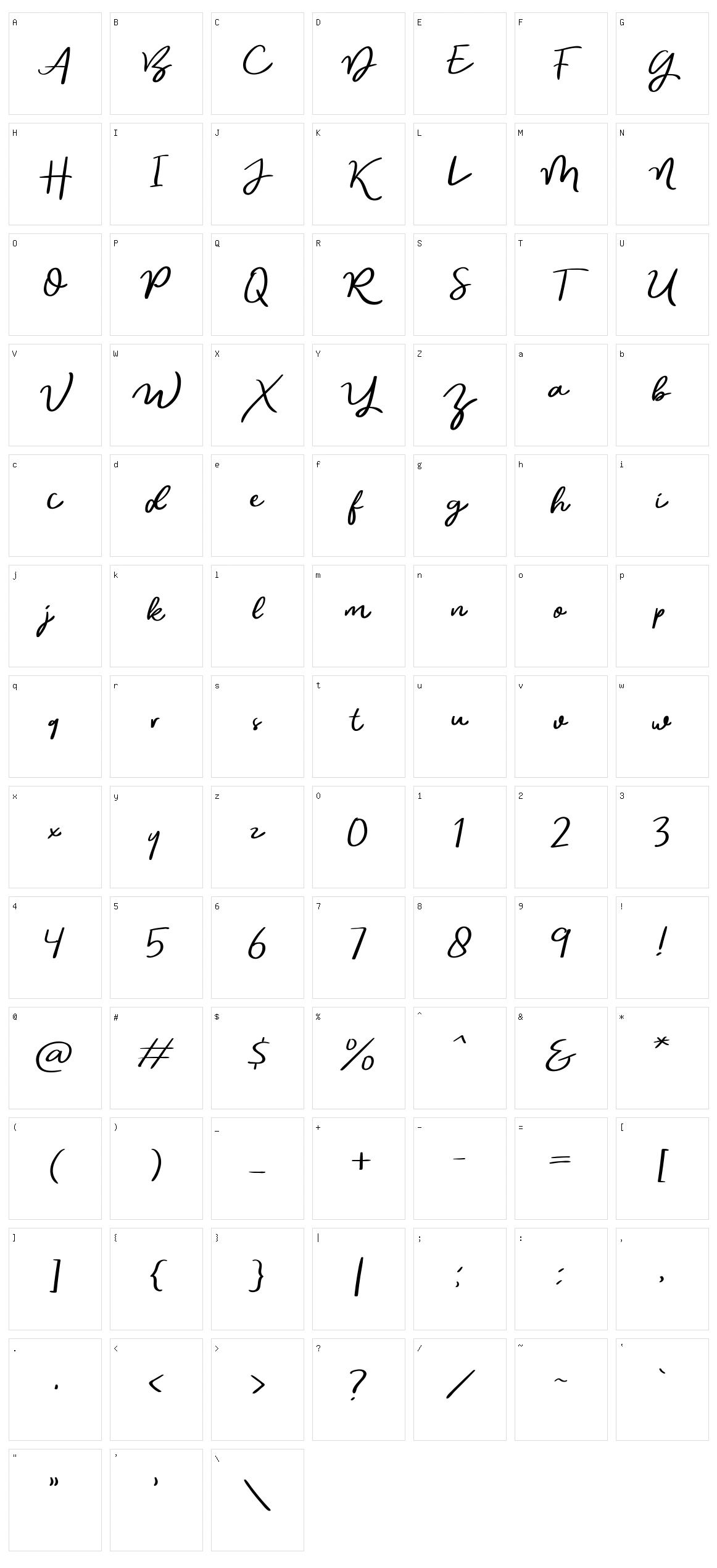 Historia Sky Character Set