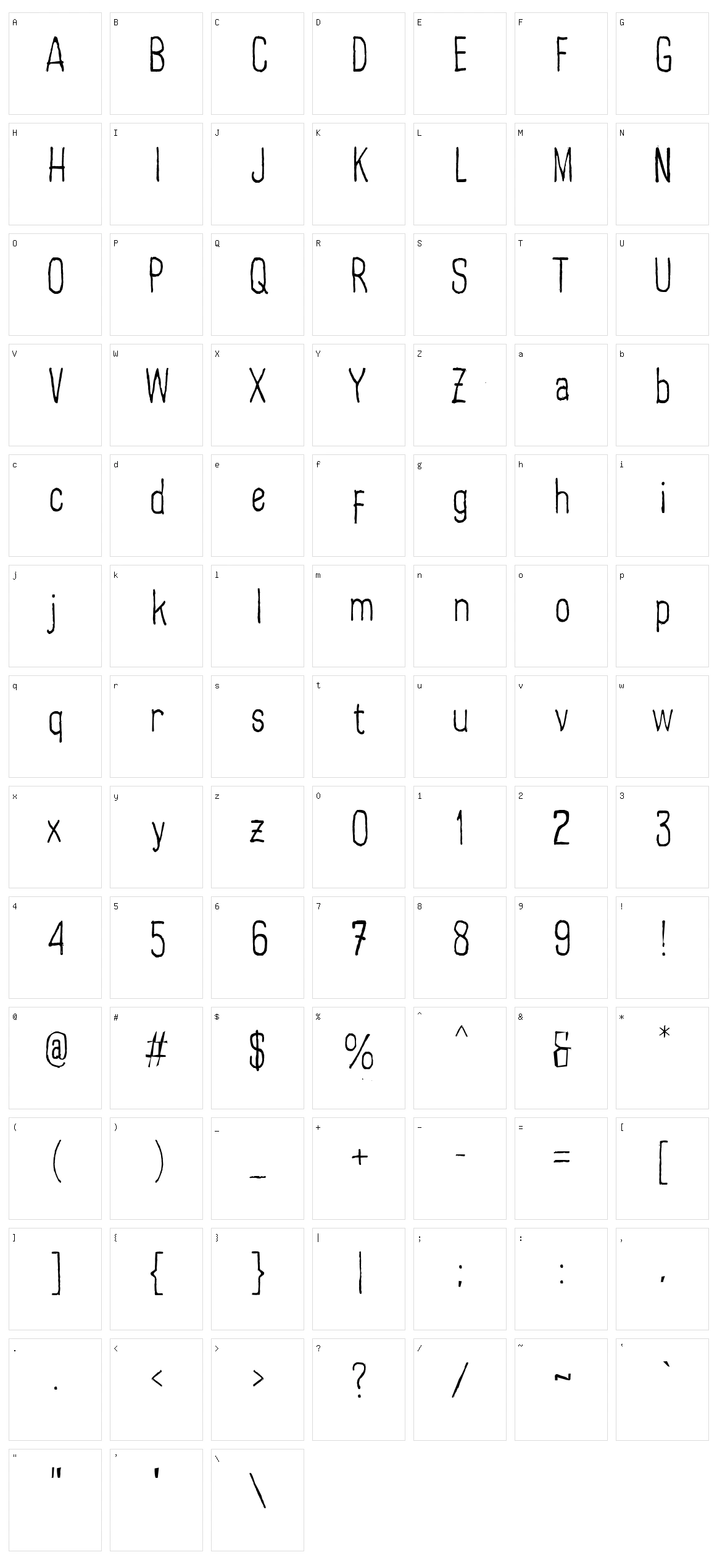 Holiday With Me Character Set