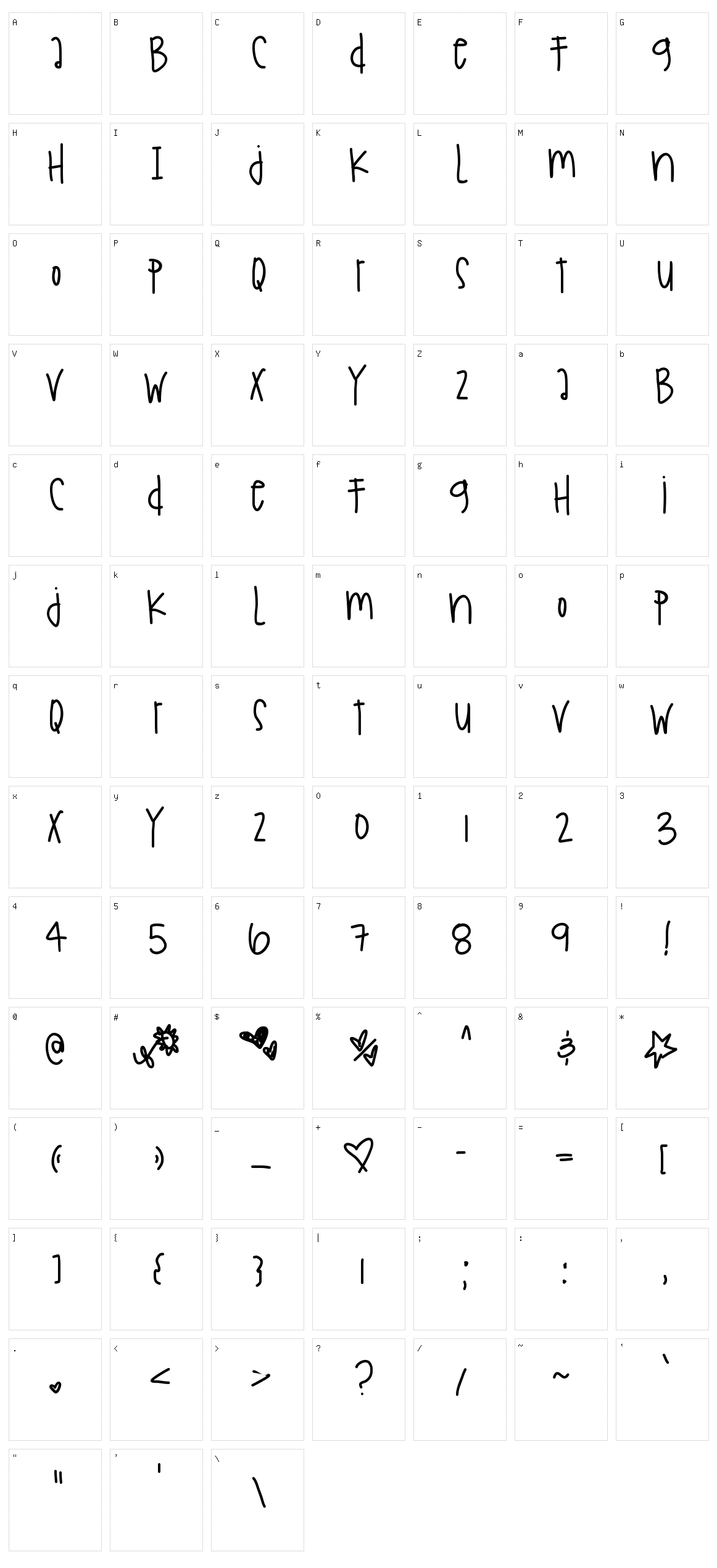 Holidays Are Coming Character Set