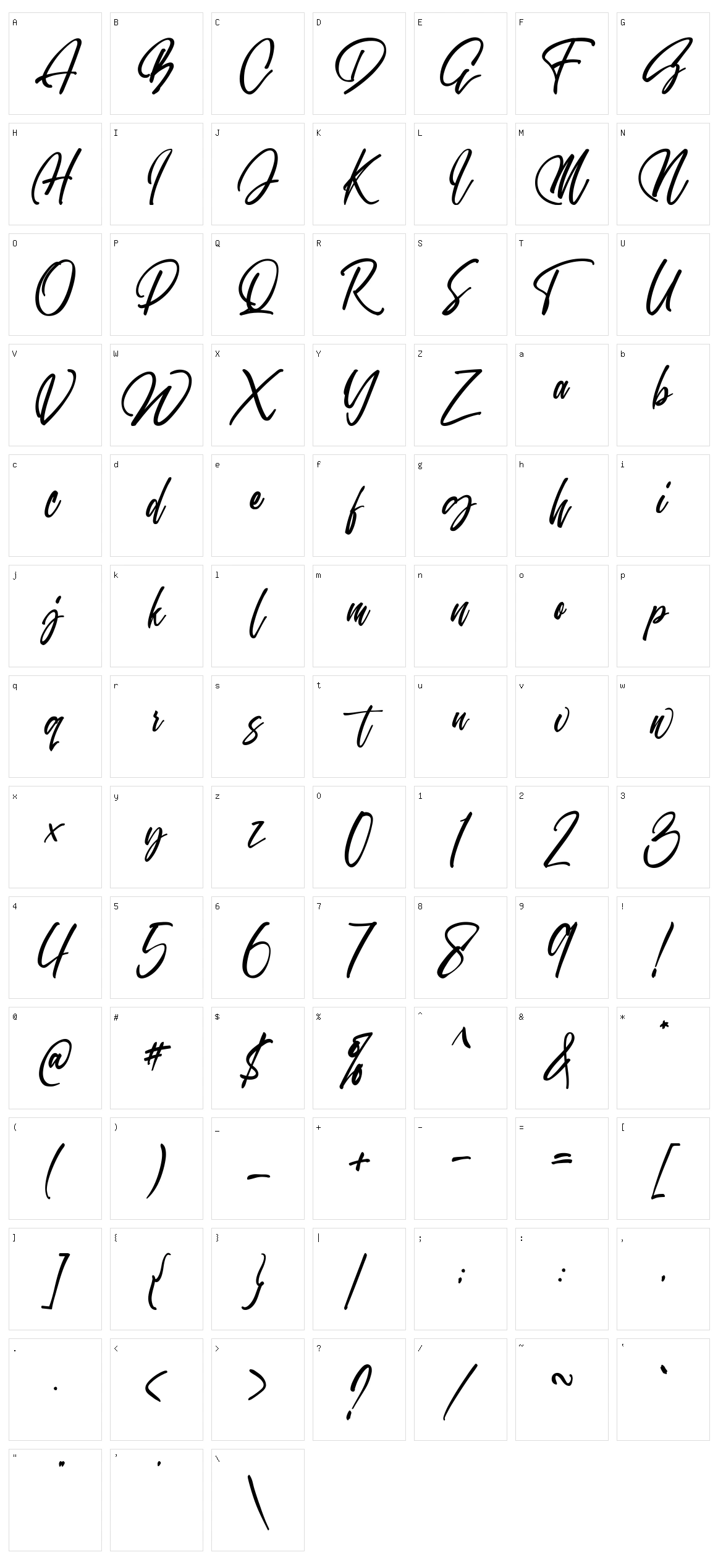 Honey Carrot Character Set