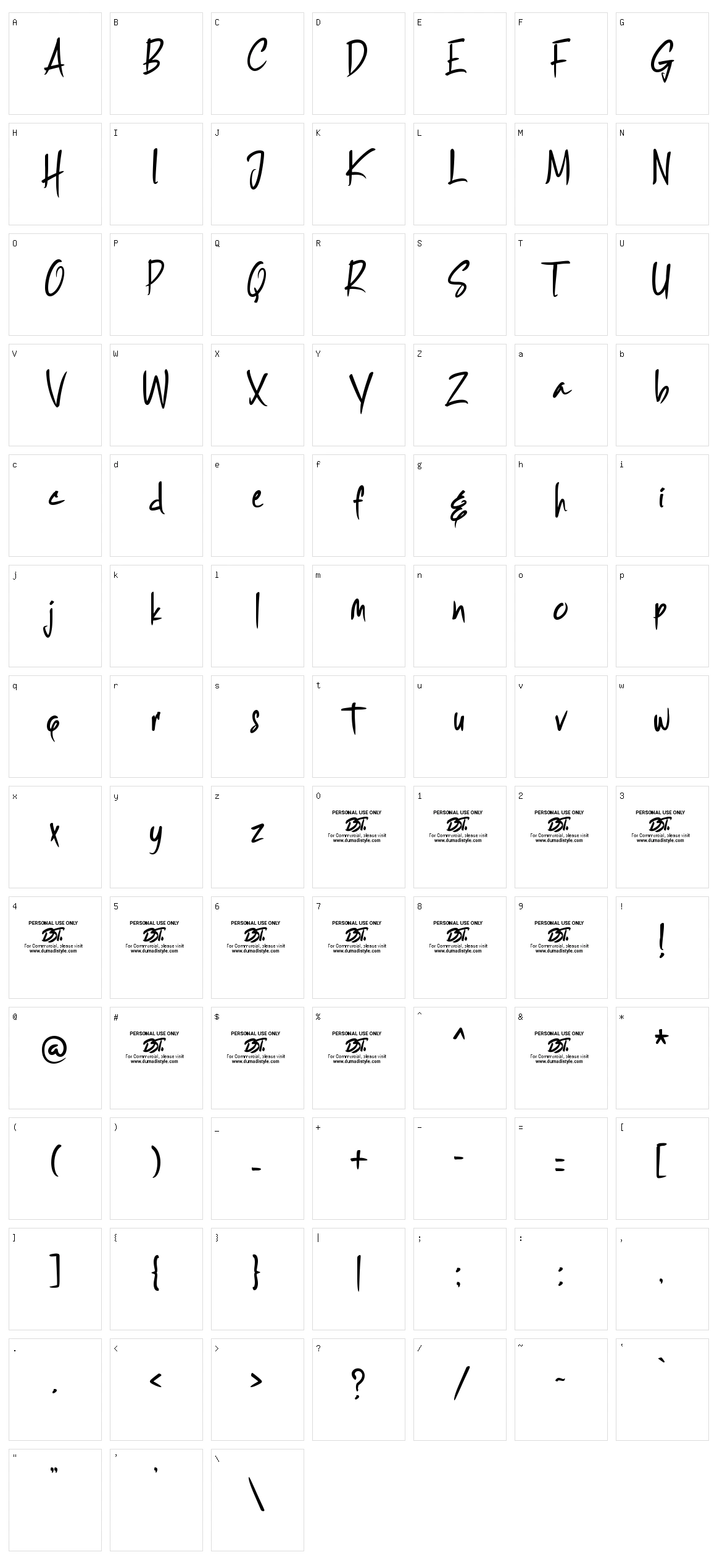 Hormath Character Set