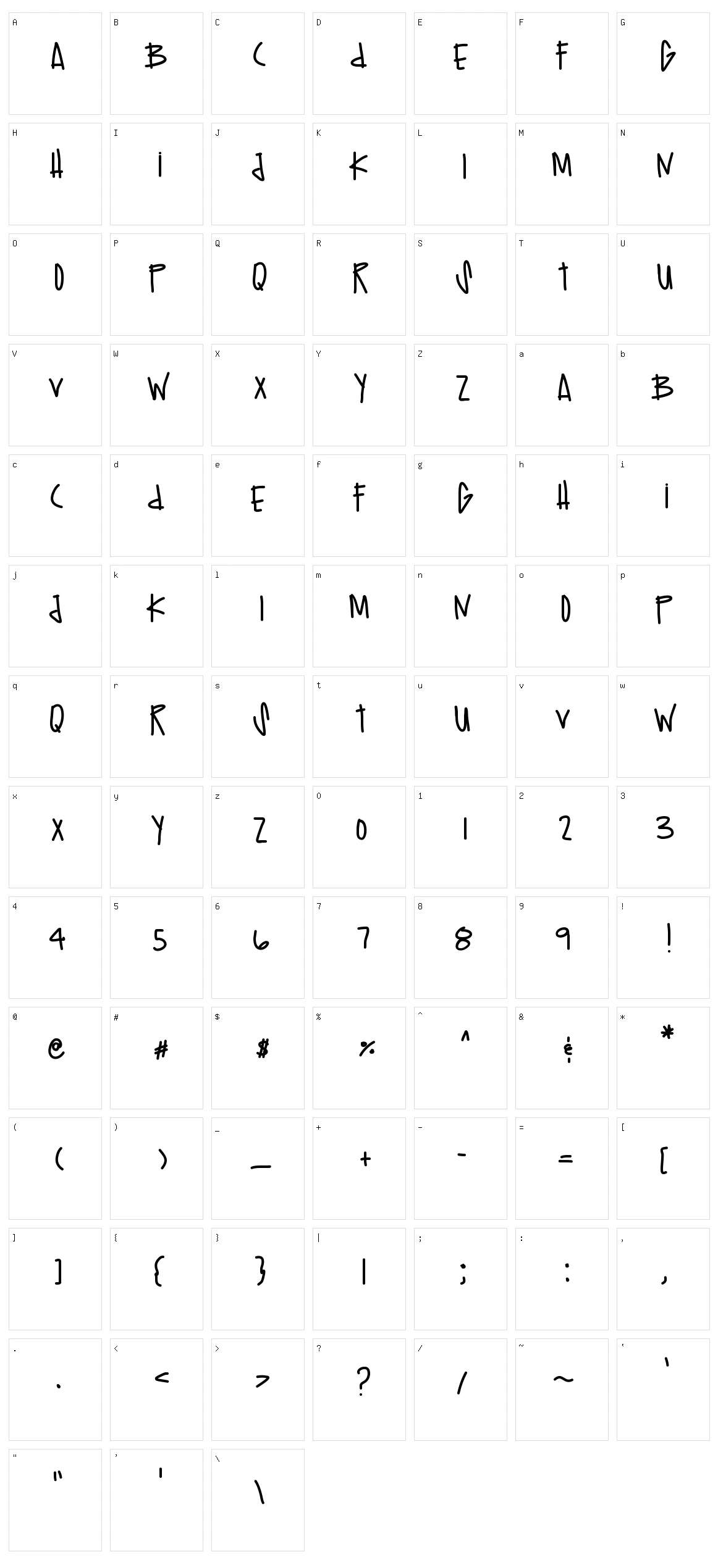 Hypebeast Character Set