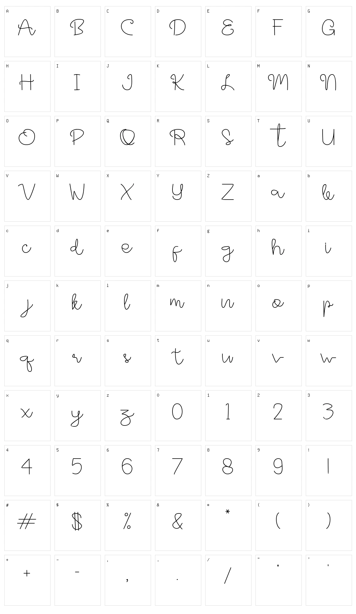 Hyper Script Character Set