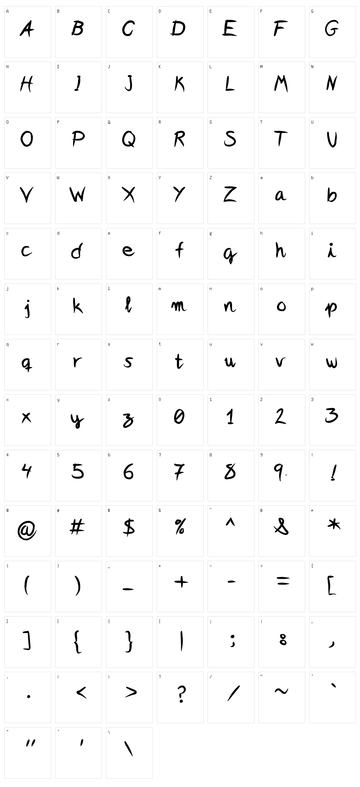 Ideas and Apps Character Set