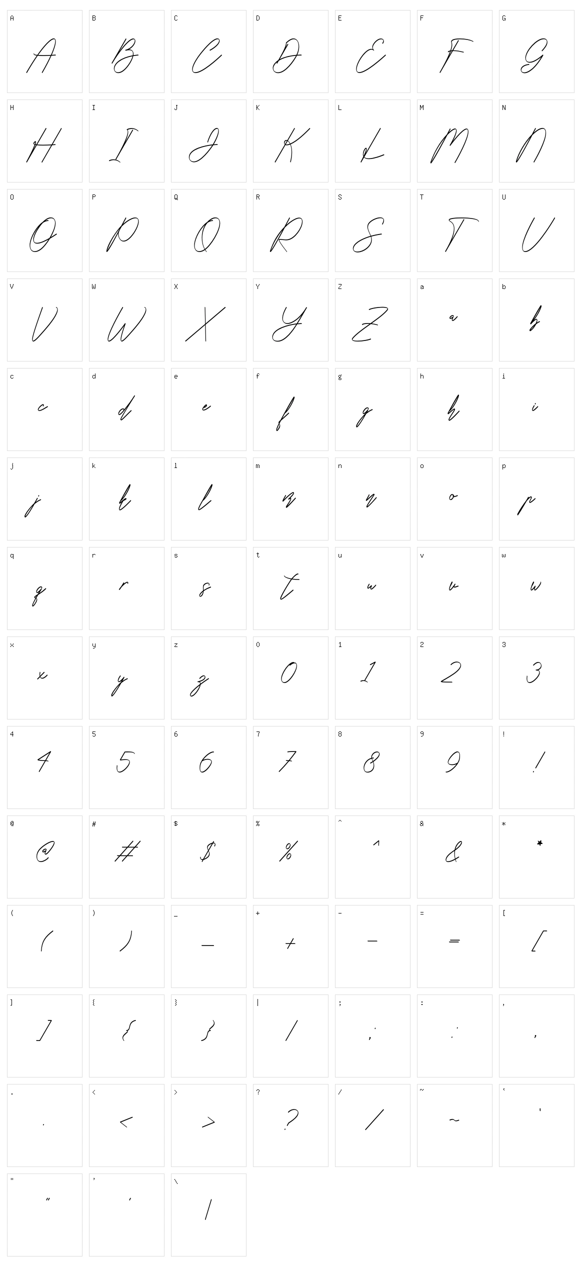 Ikan Tongkol Character Set