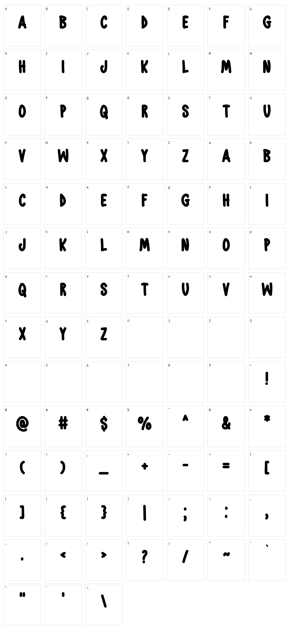 Individual Thinking Character Set