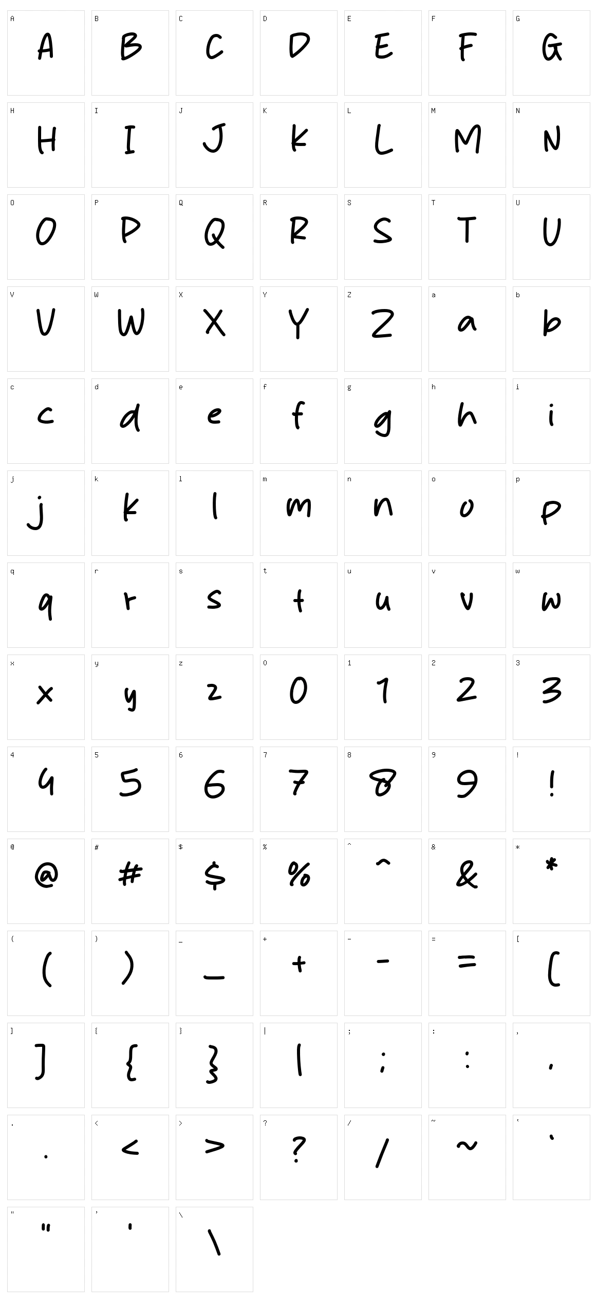 Insomnia Night Character Set
