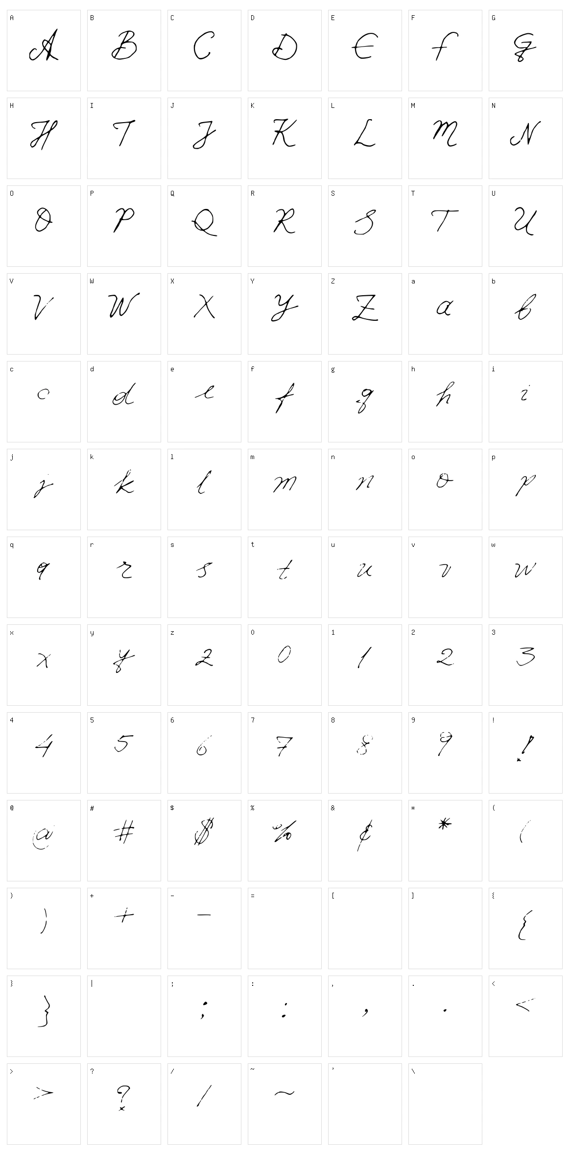 Iwfx Character Set