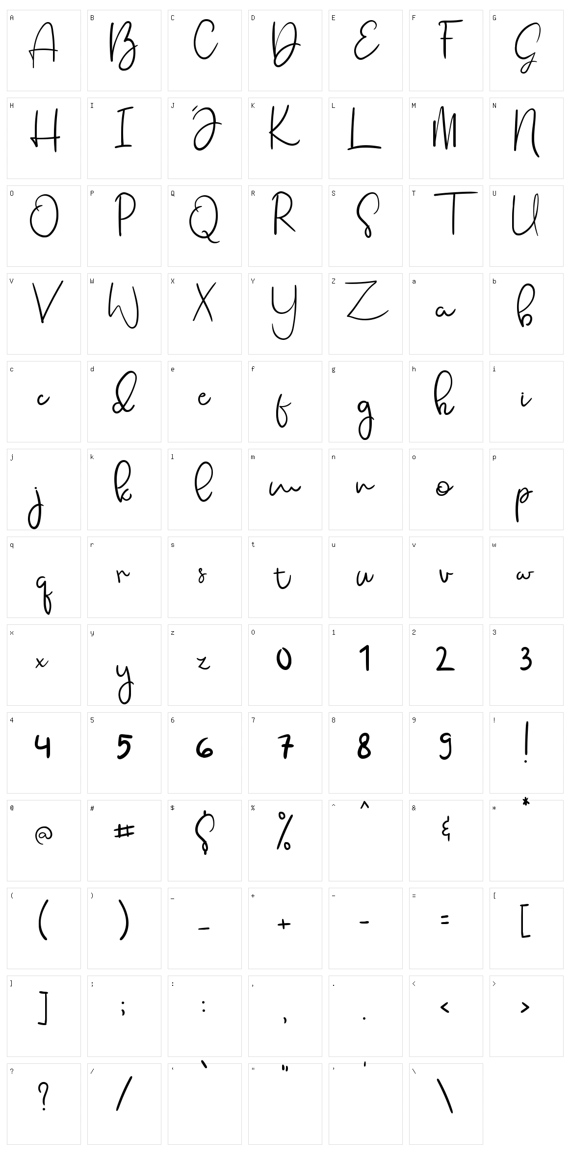 Jakarta Character Set