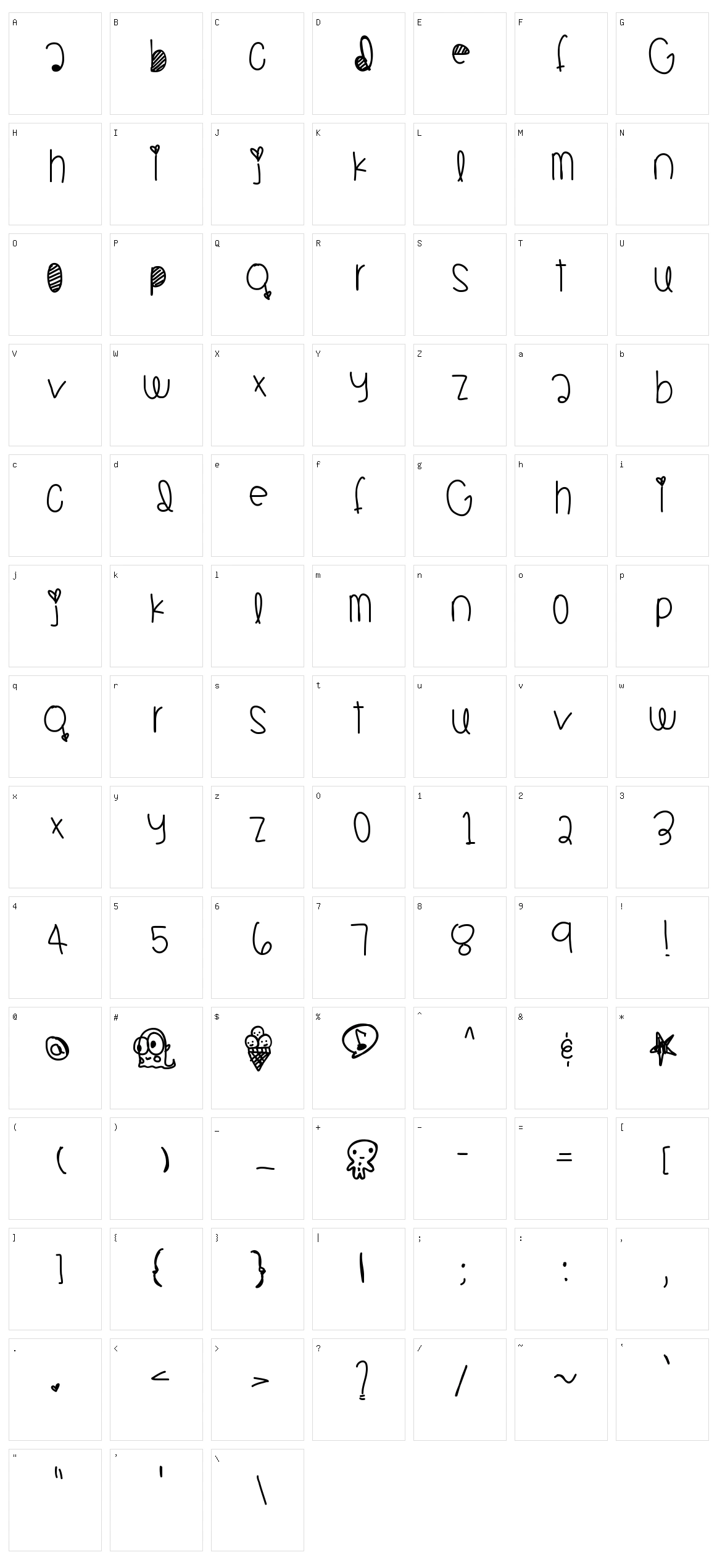 Jamba Juicy Character Set