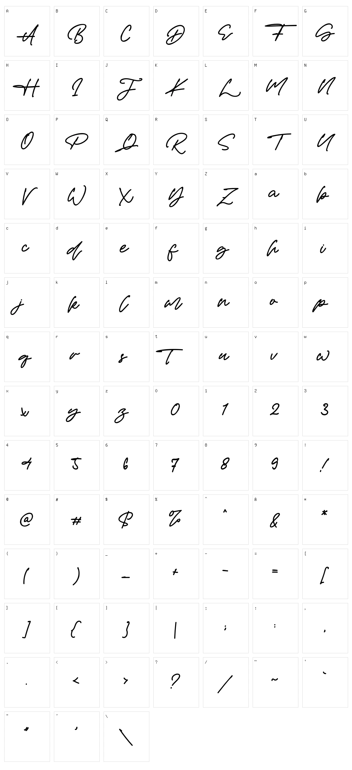 James Hayley Character Set