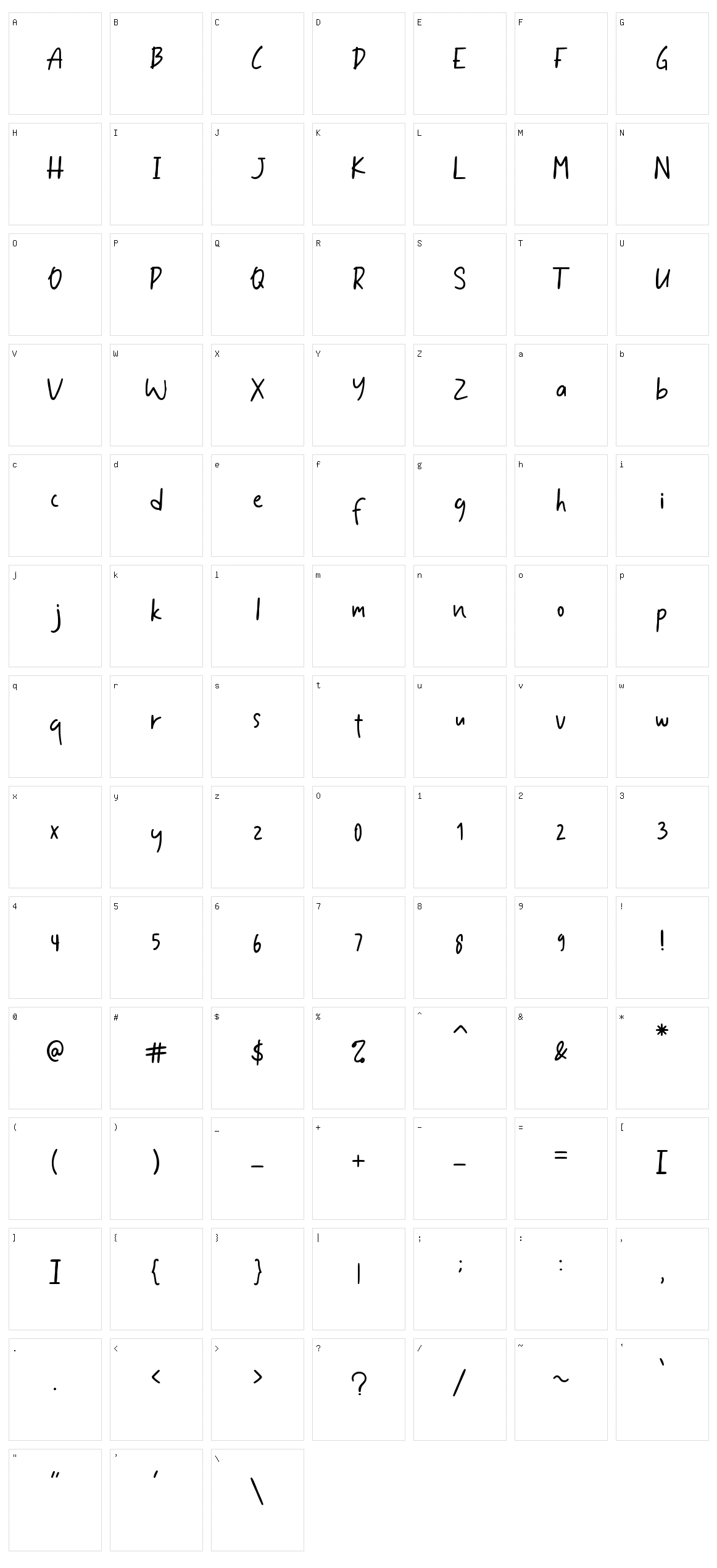 Jatayu Character Set