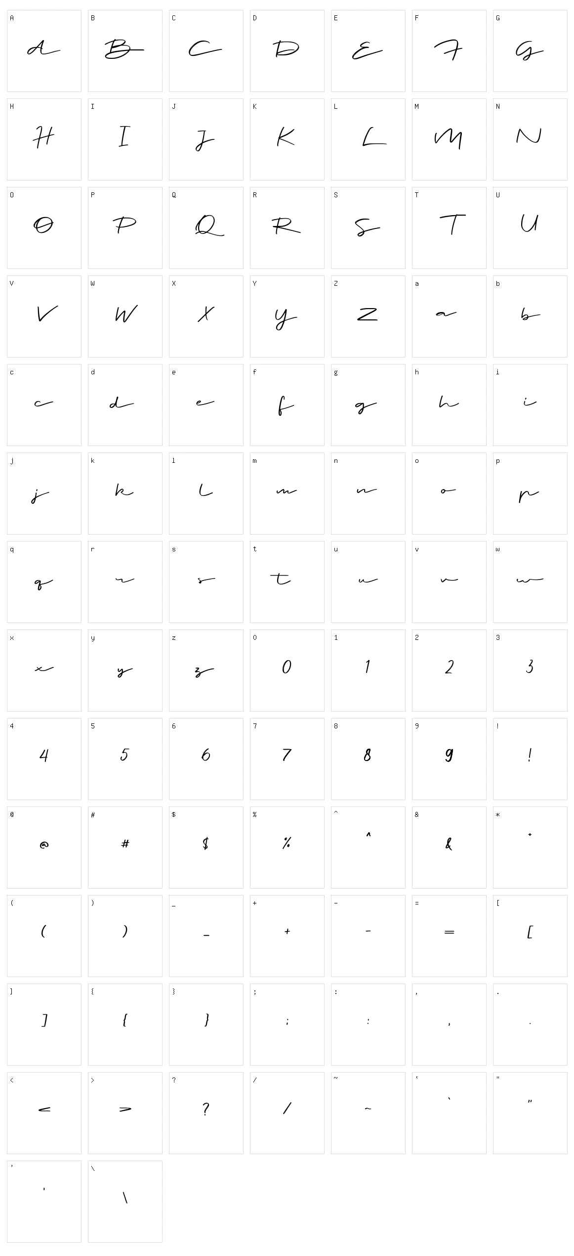 Jee Wish Character Set