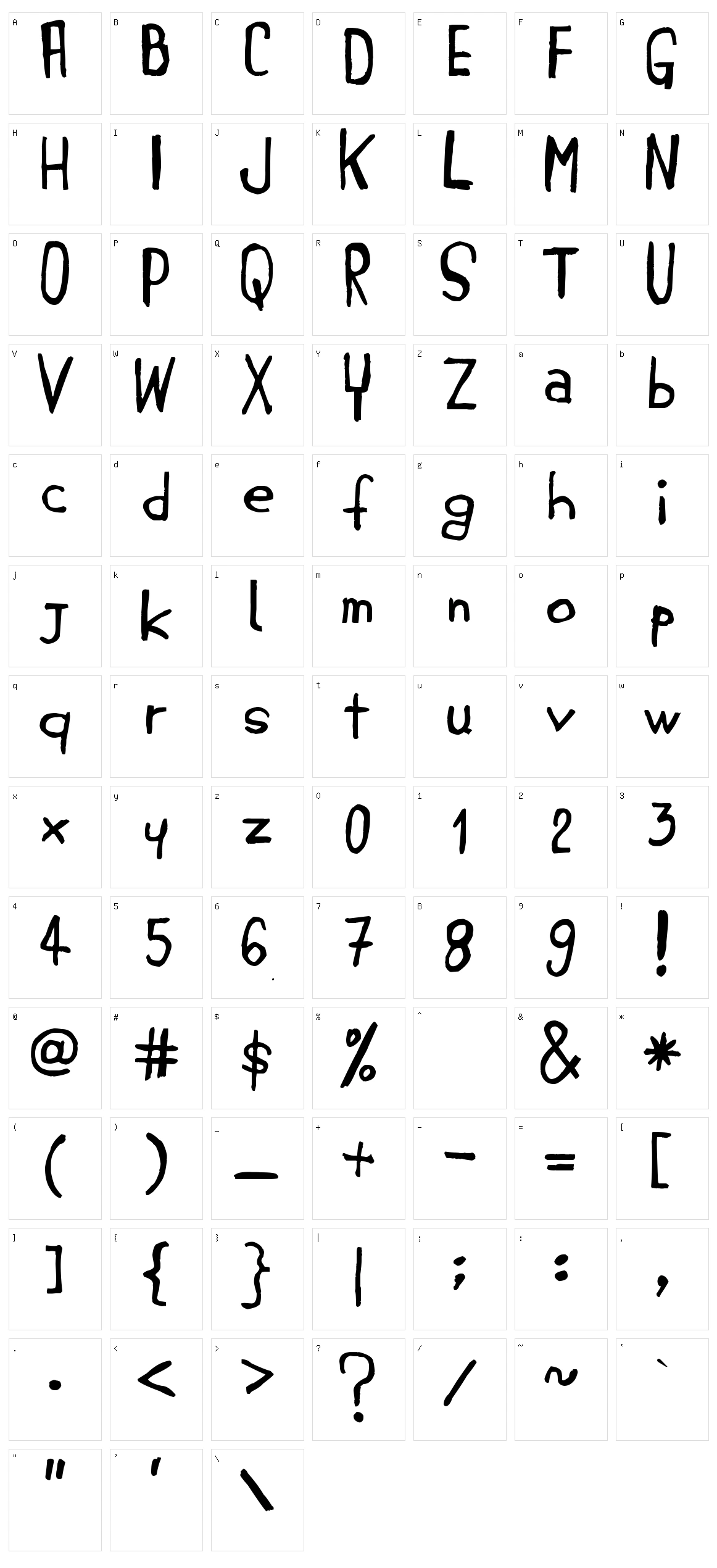 Jembo Hands Character Set