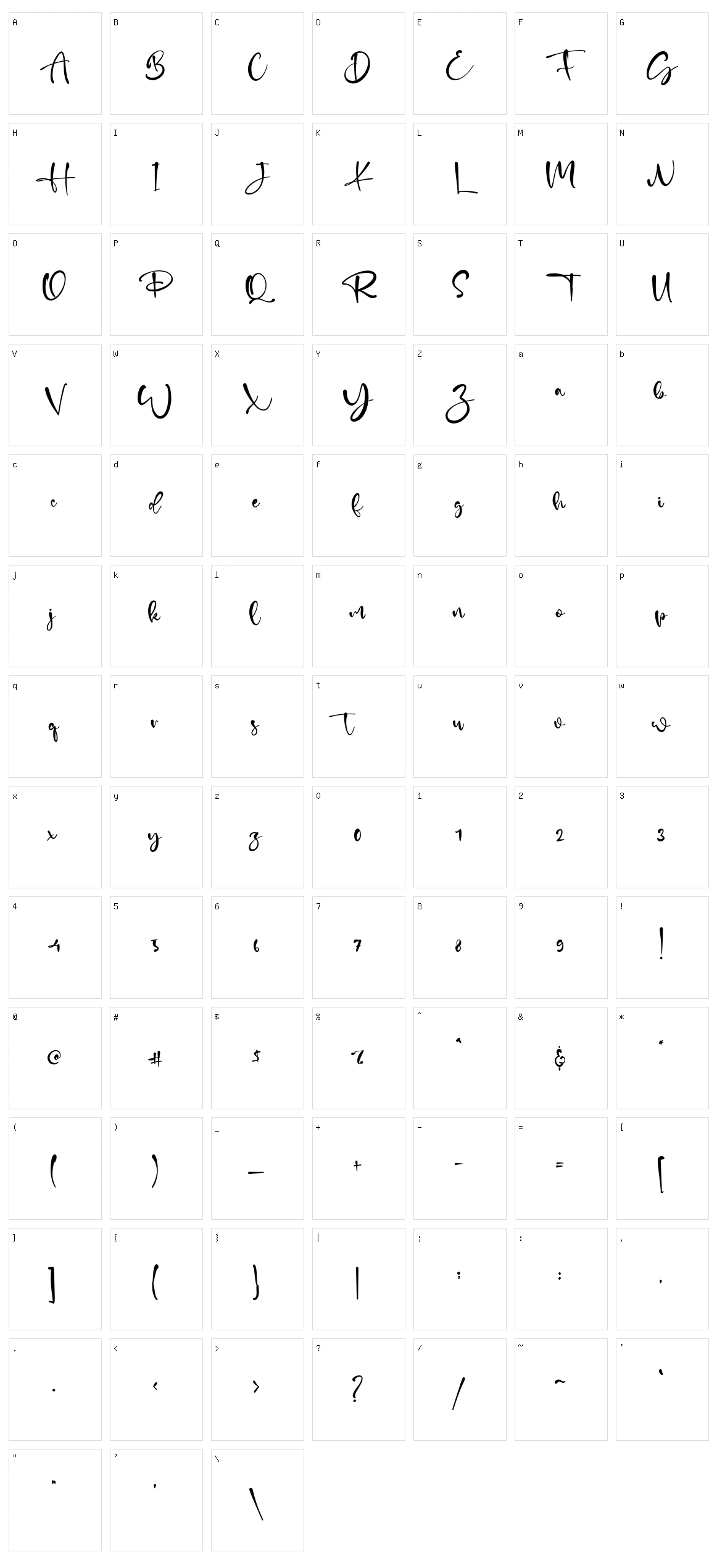 Jhon Hilley Character Set