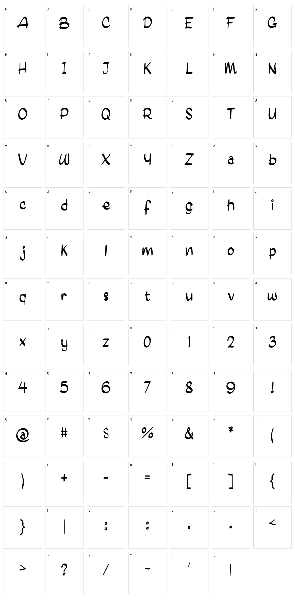 John Snow Character Set