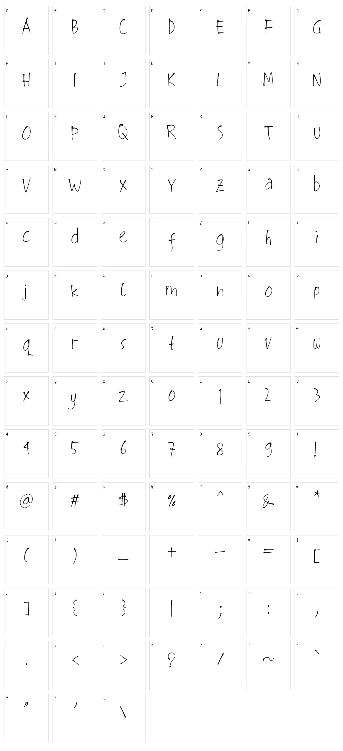 Jokoowi Character Set