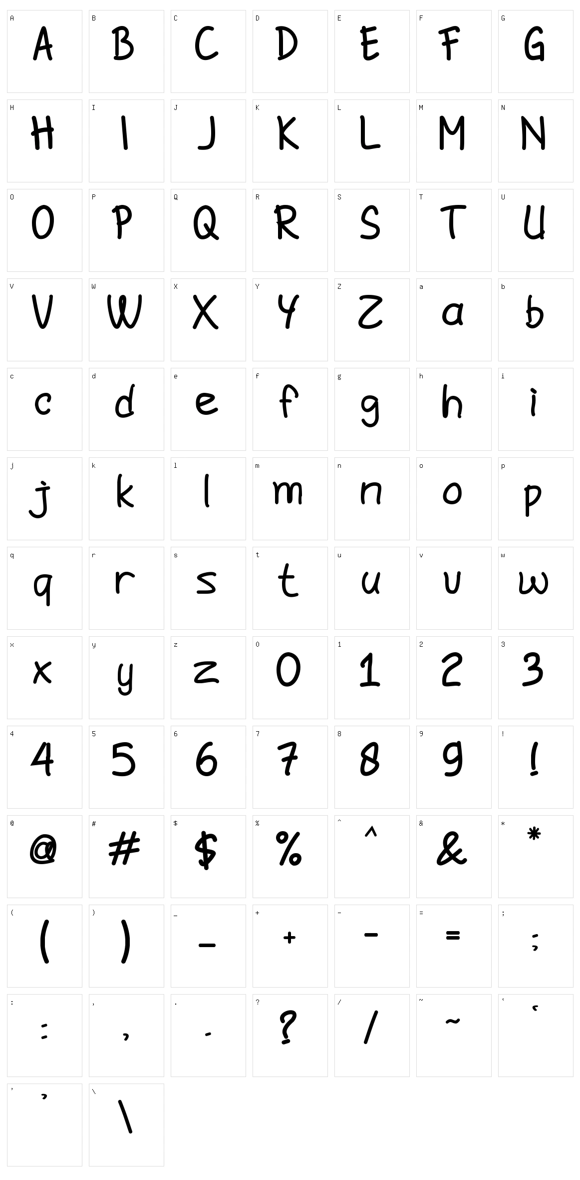 Jomblo Ngenes Character Set