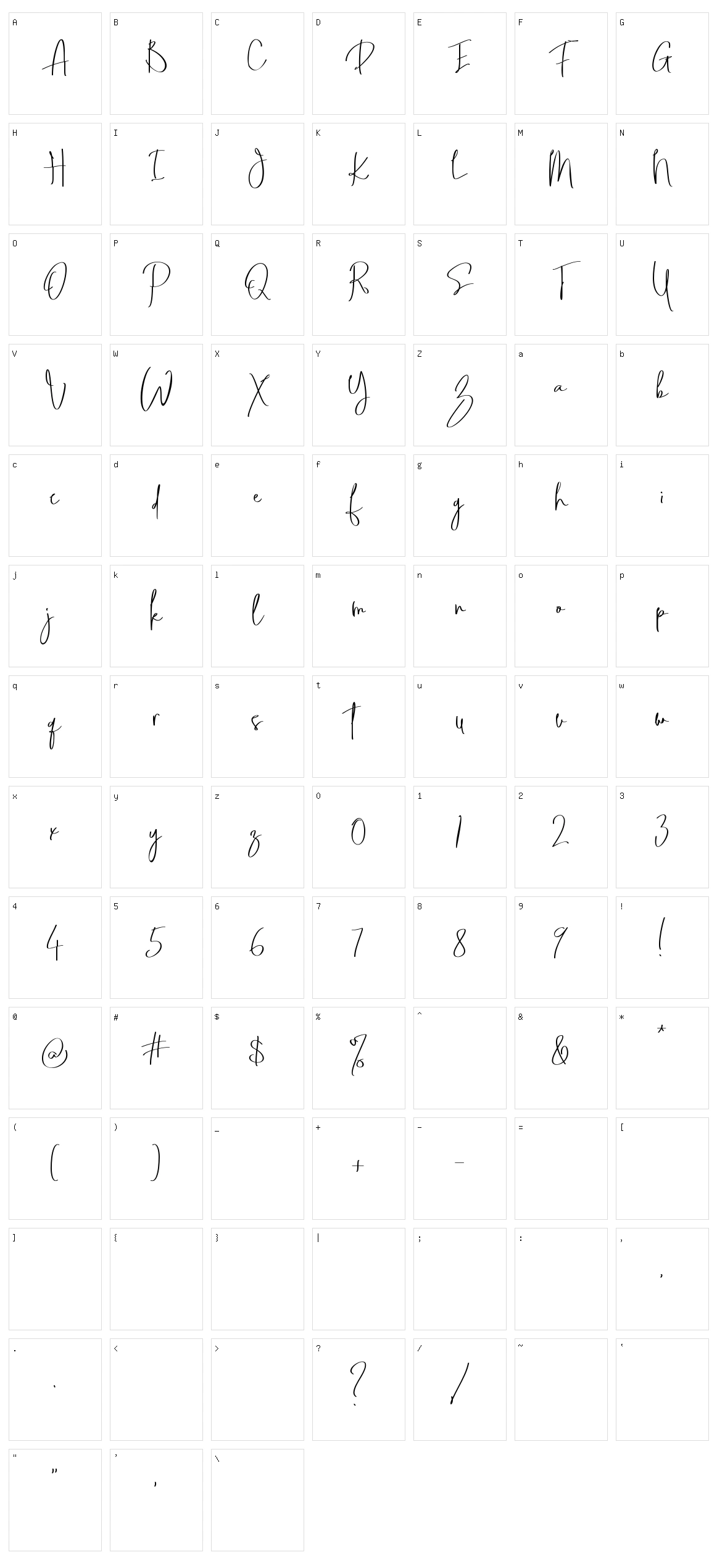 Jonas Beckman Character Set