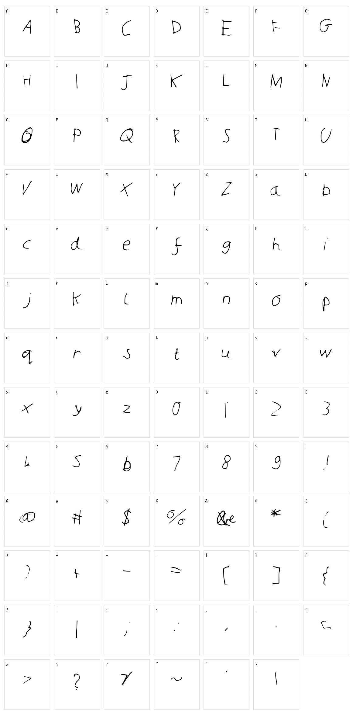 Josh Cooper Character Set