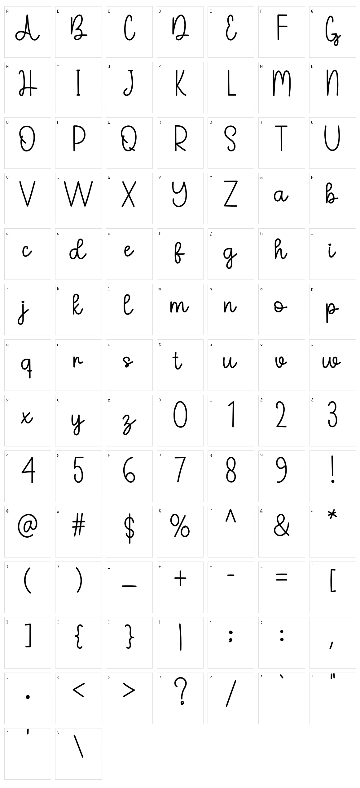 Joyboy Character Set