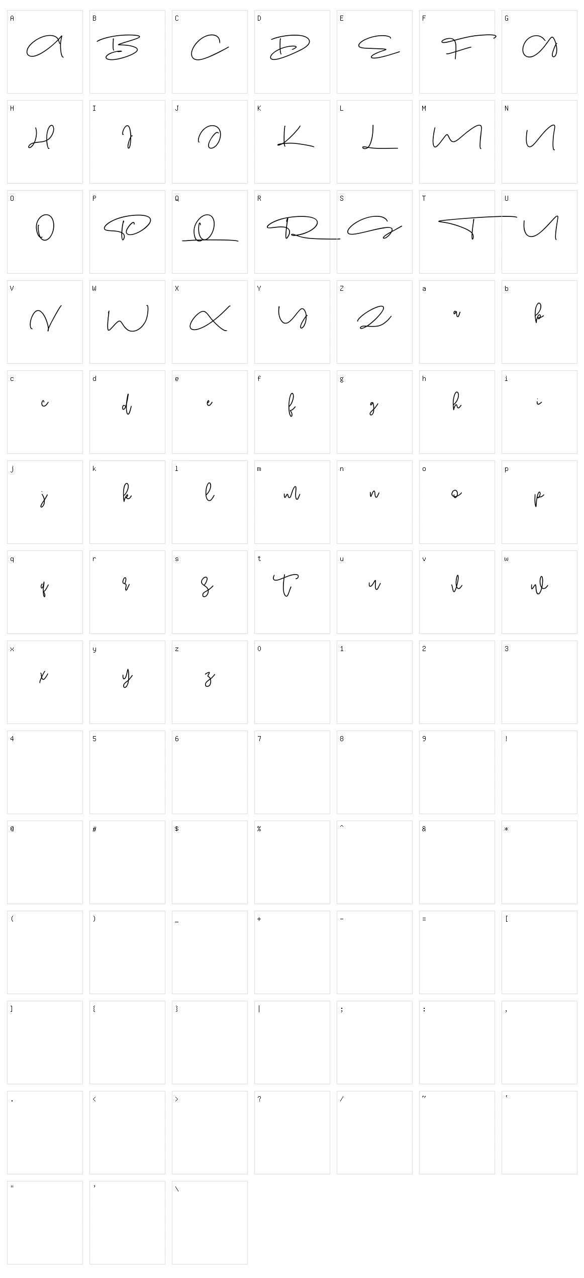 Juide Character Set