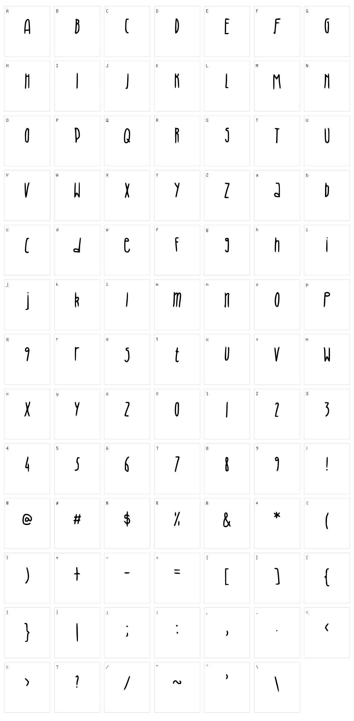 Julia Vintage Character Set