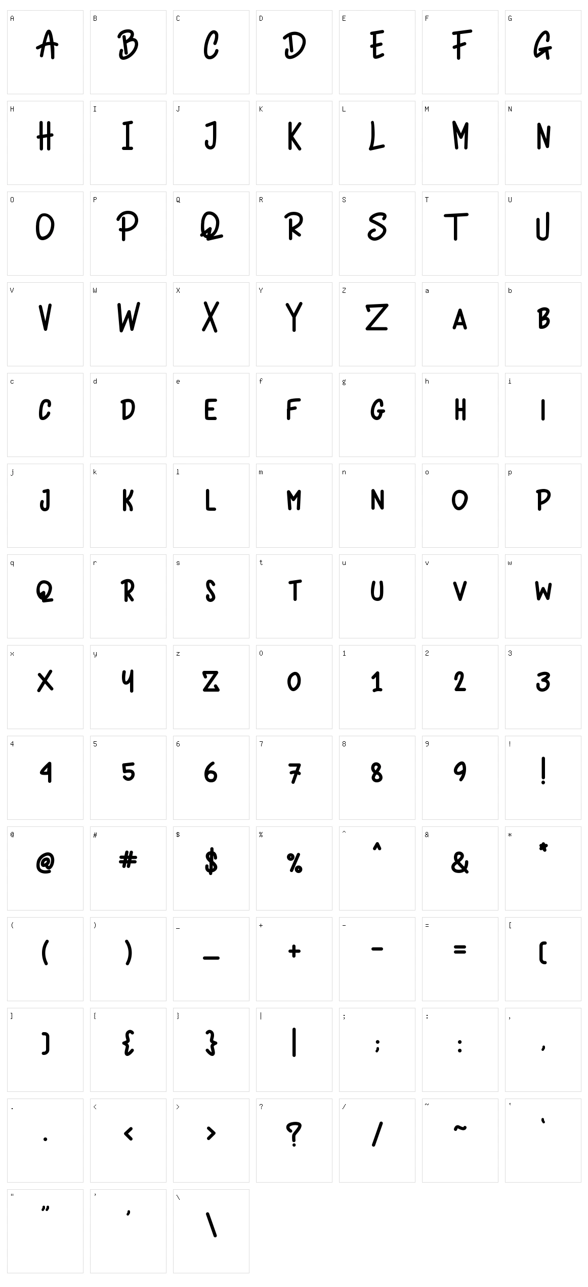 Jump Quickly Character Set
