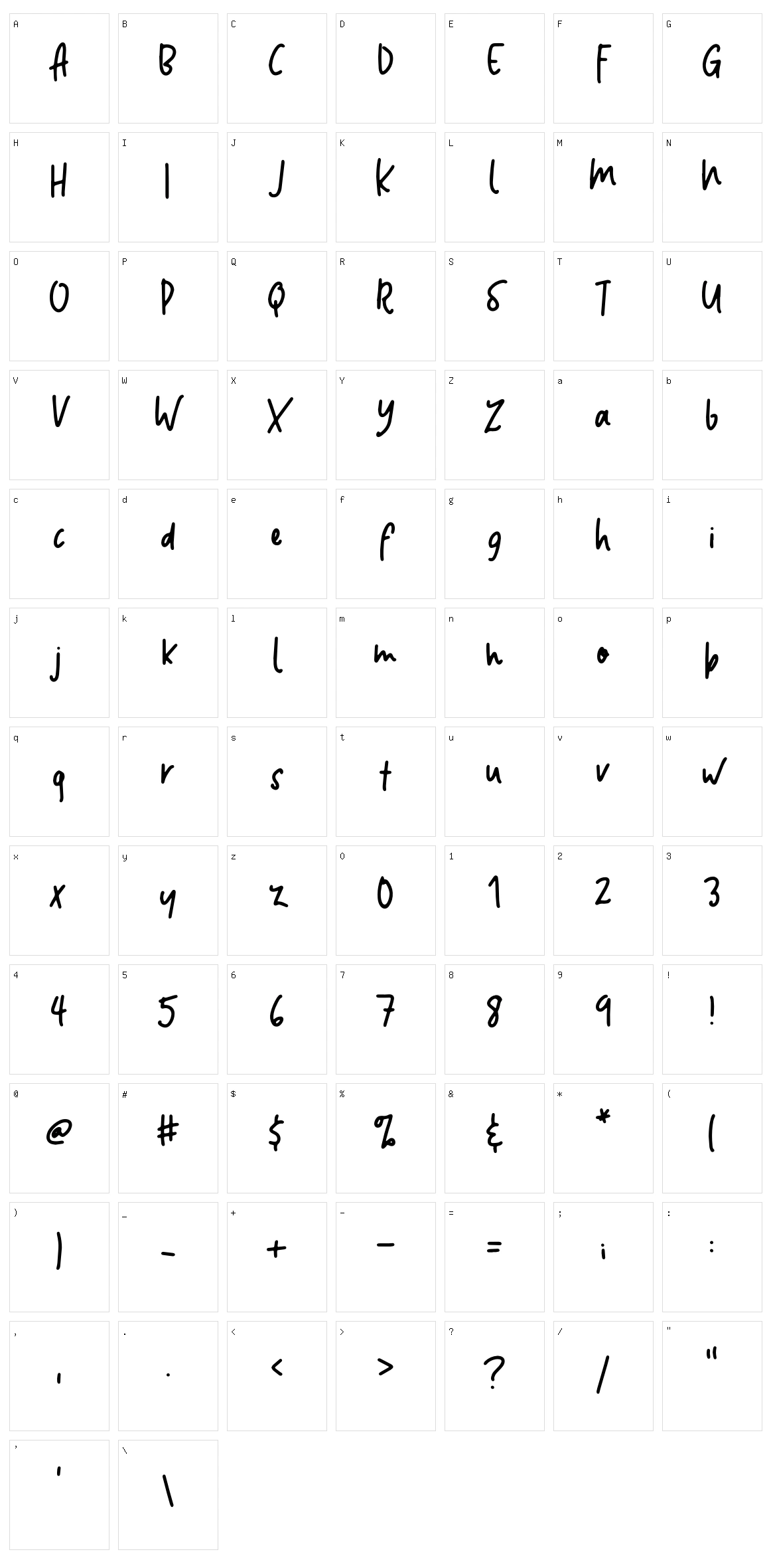 Jumper Character Set