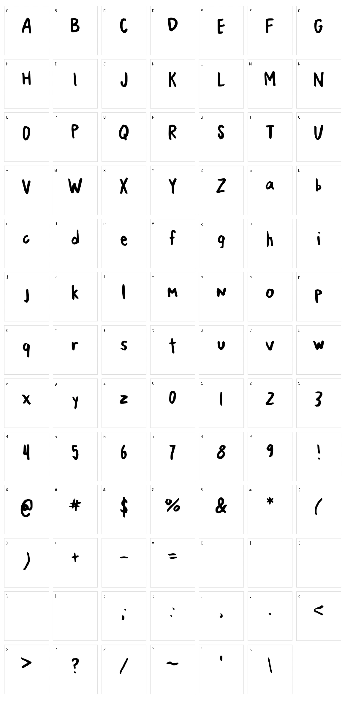 Jumping Jacks Character Set