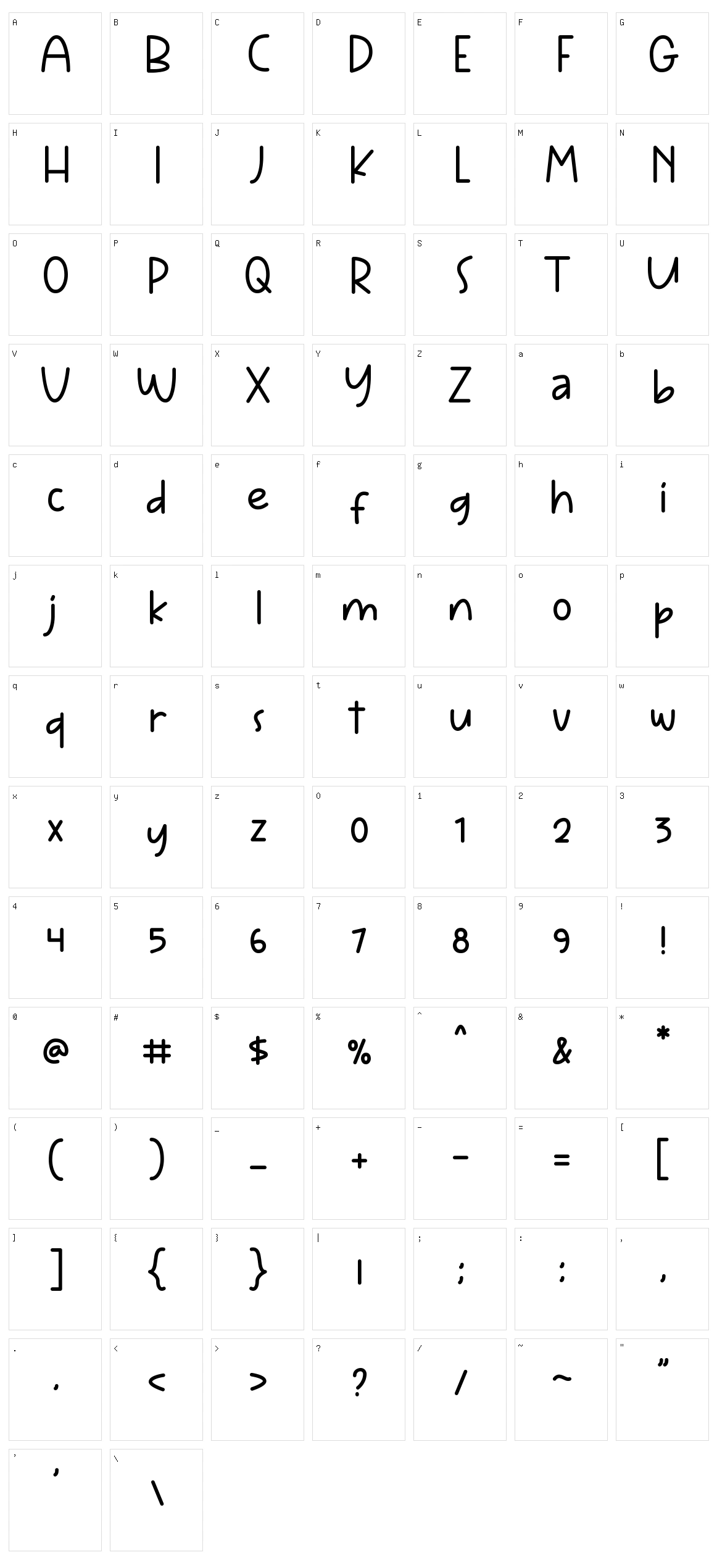 Jumps Higher Character Set