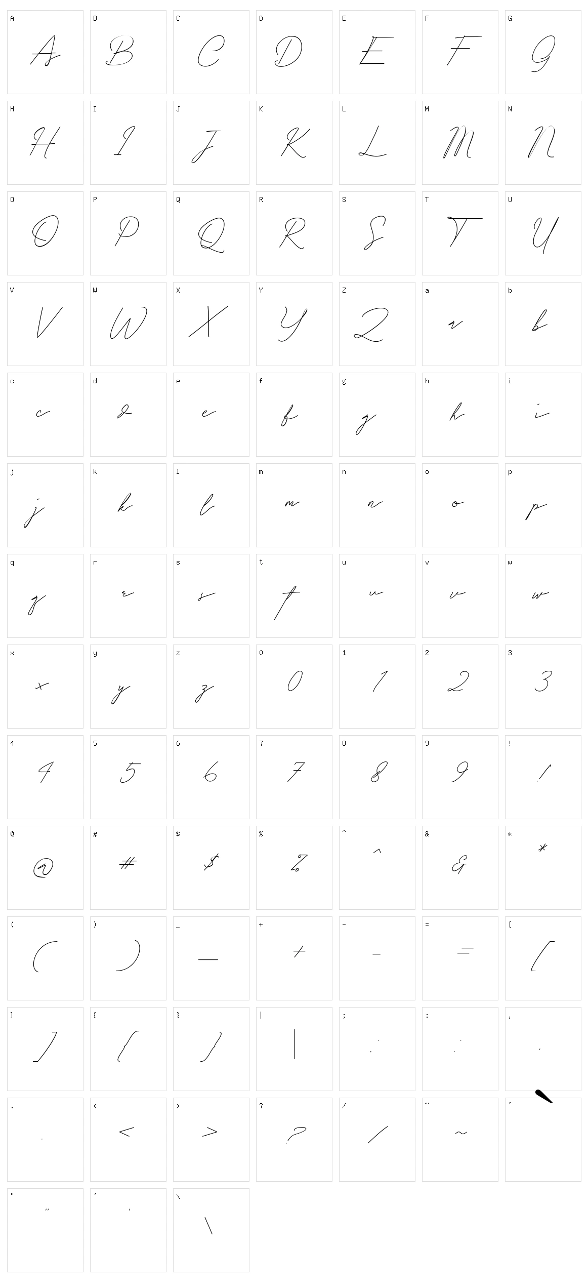 Junaedi Character Set