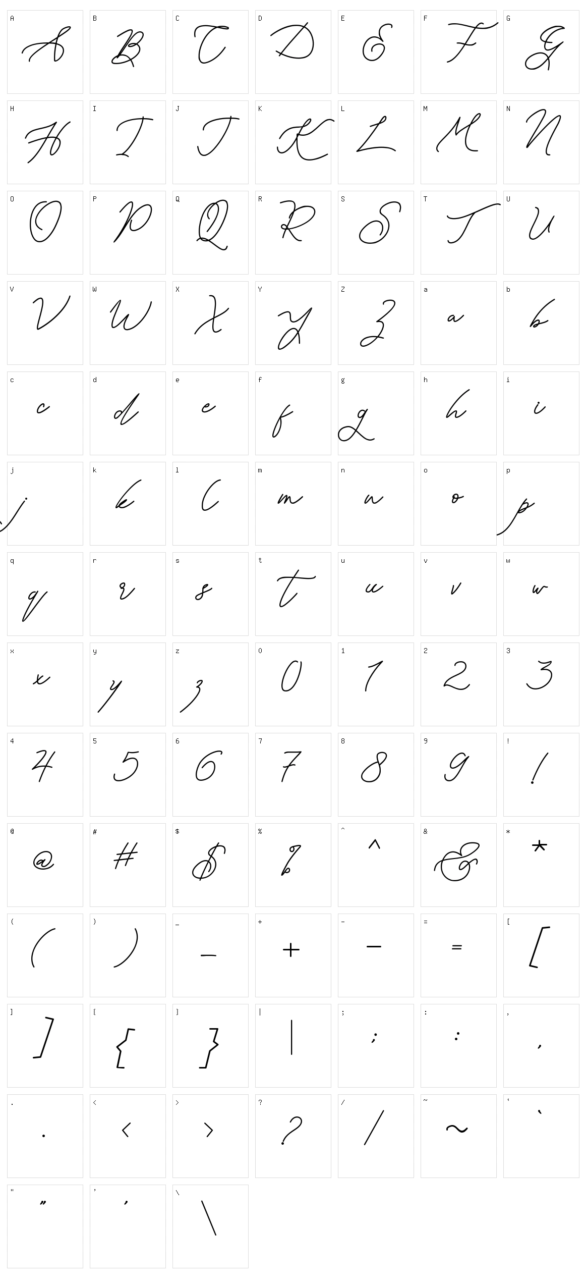 Kanaggawa Character Set