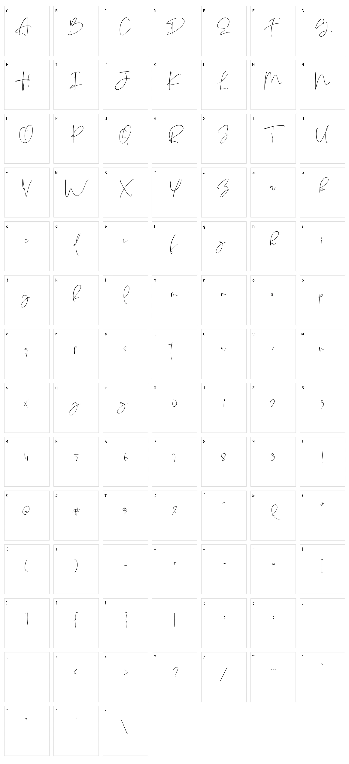 Karlena Hudson Character Set