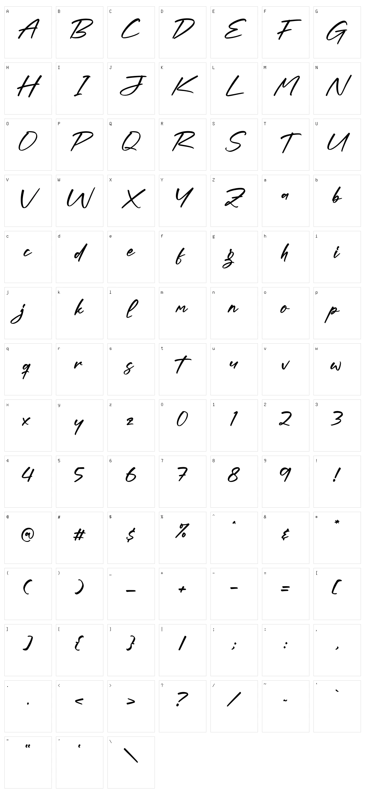 Kaylum Hutton Character Set