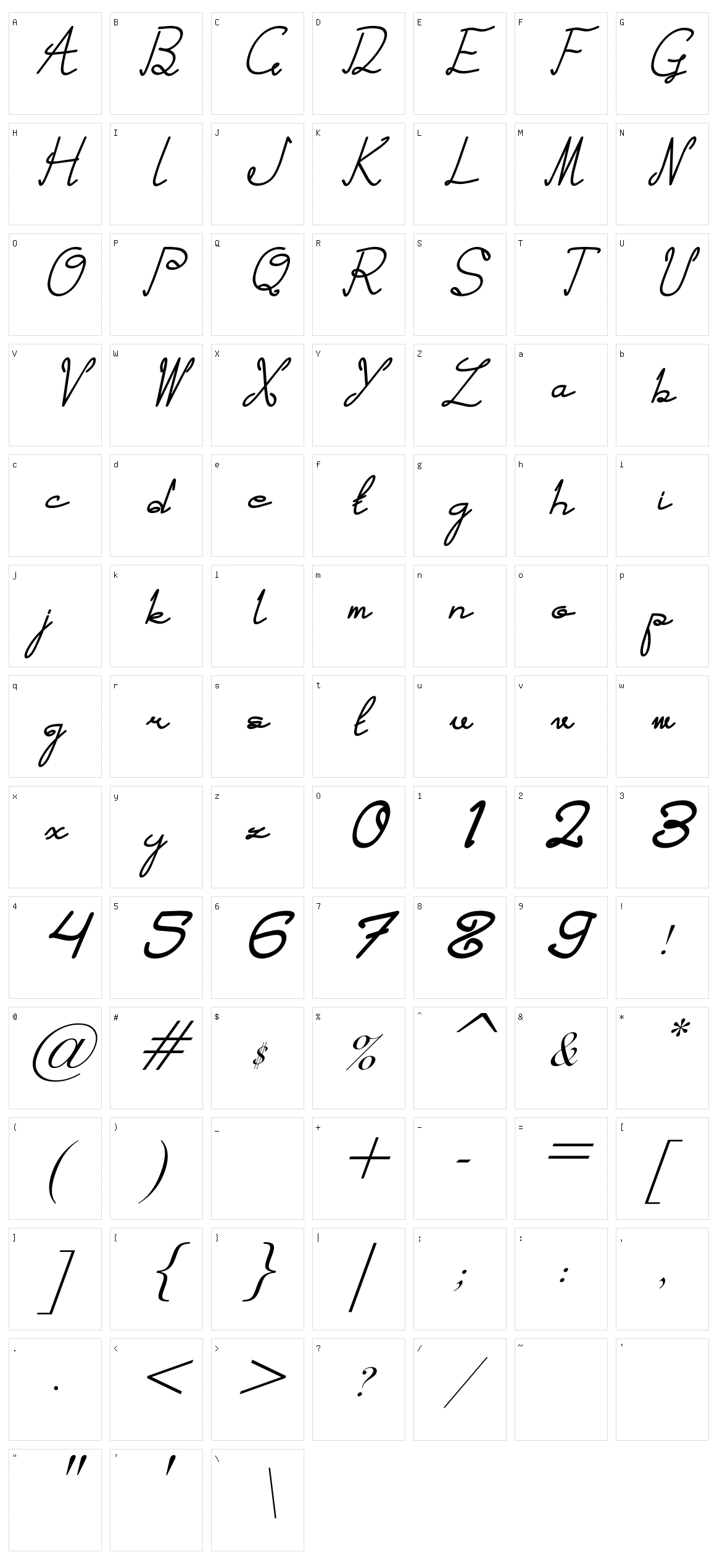 Kebumen Character Set