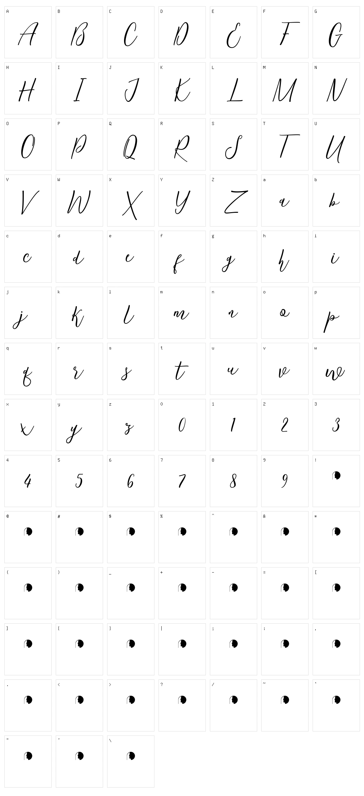 Kentucky Character Set