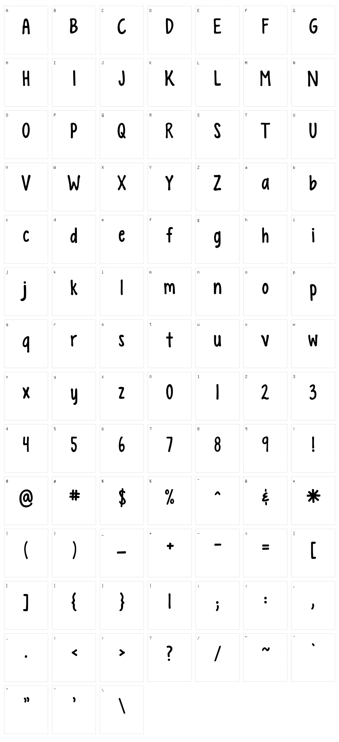 KG Empire of Dirt Character Set
