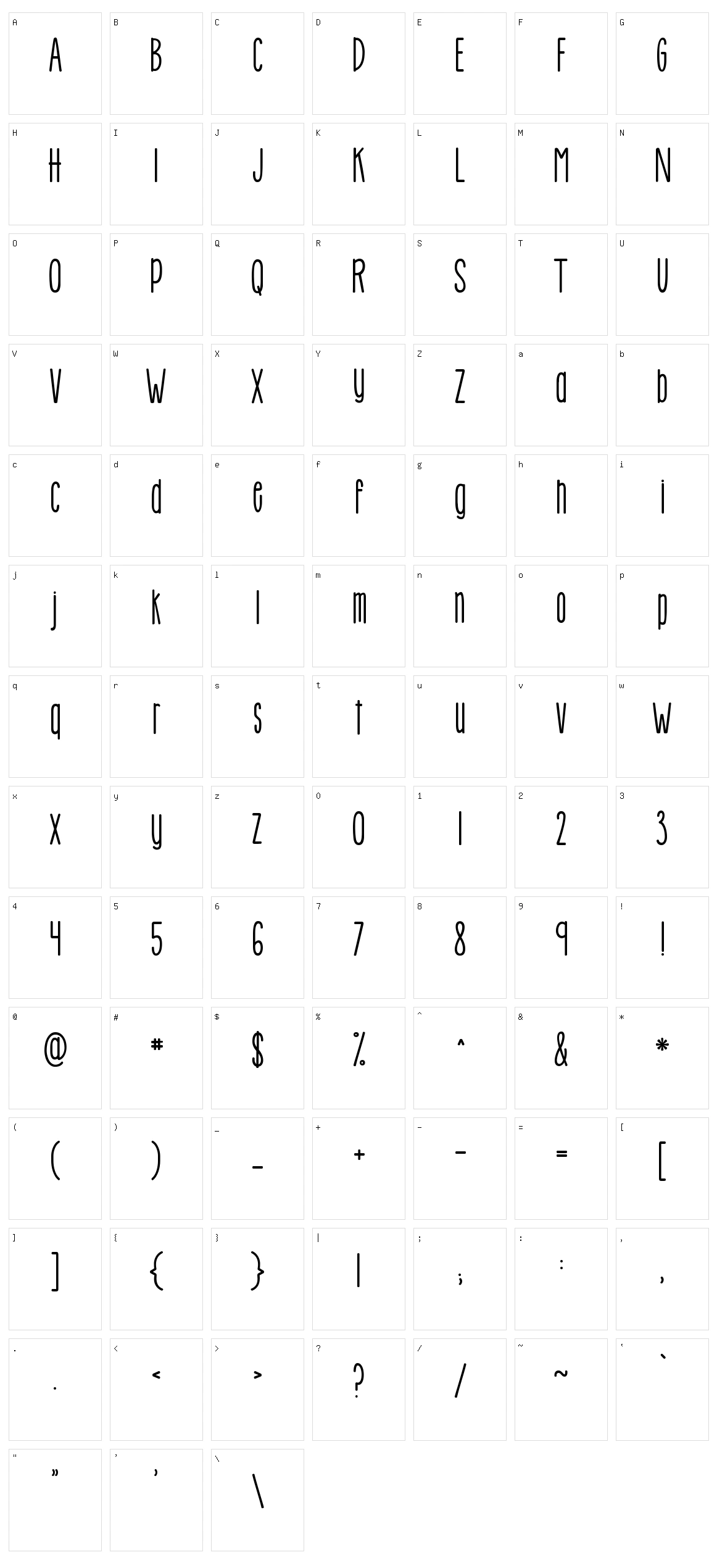 KG How Many Times Character Set