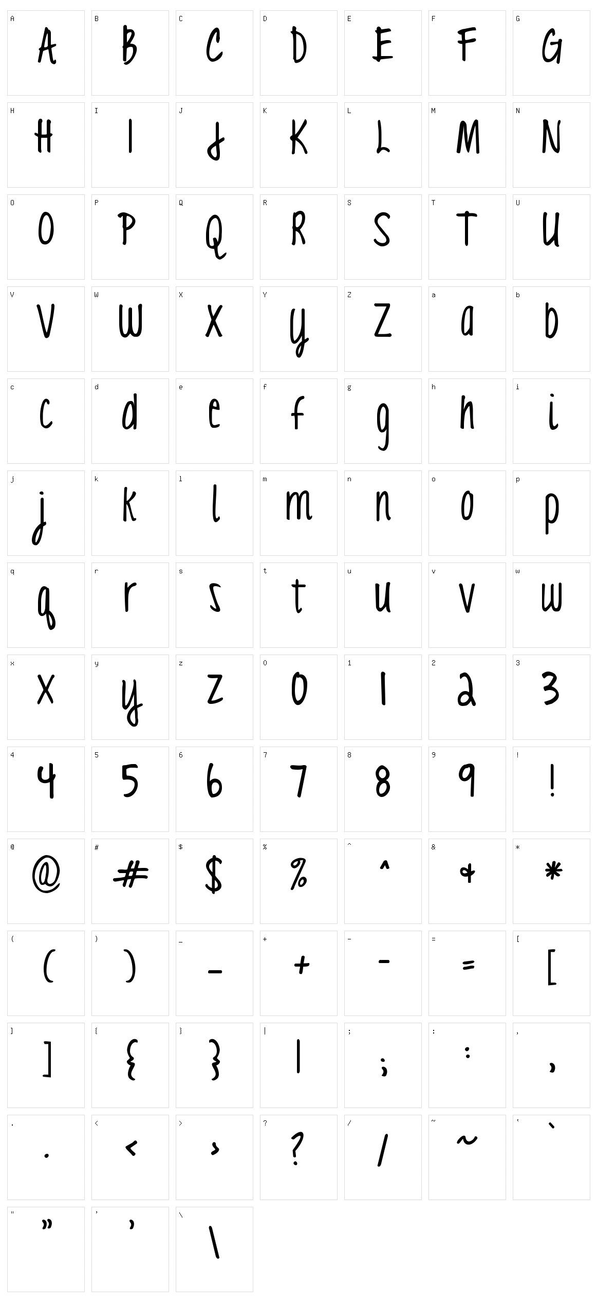 KG Love You Through It Character Set