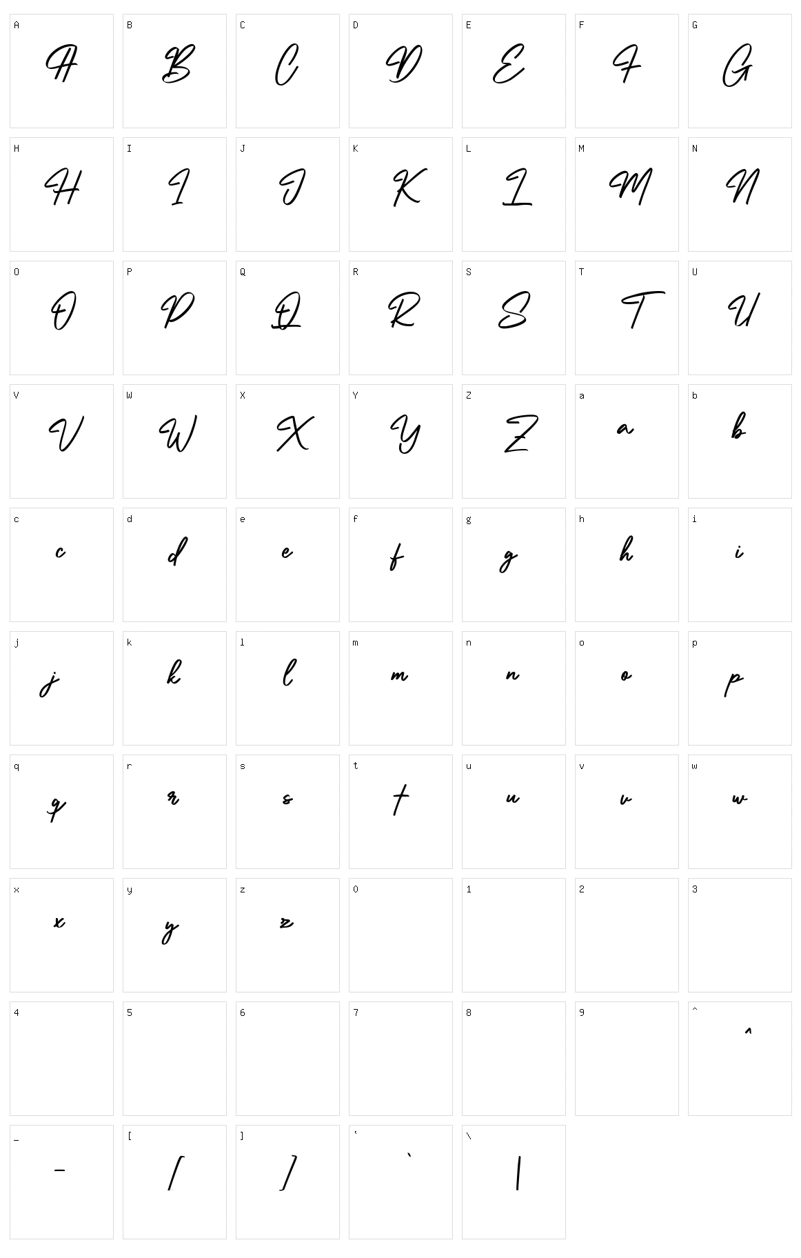 Kurtistown Character Set