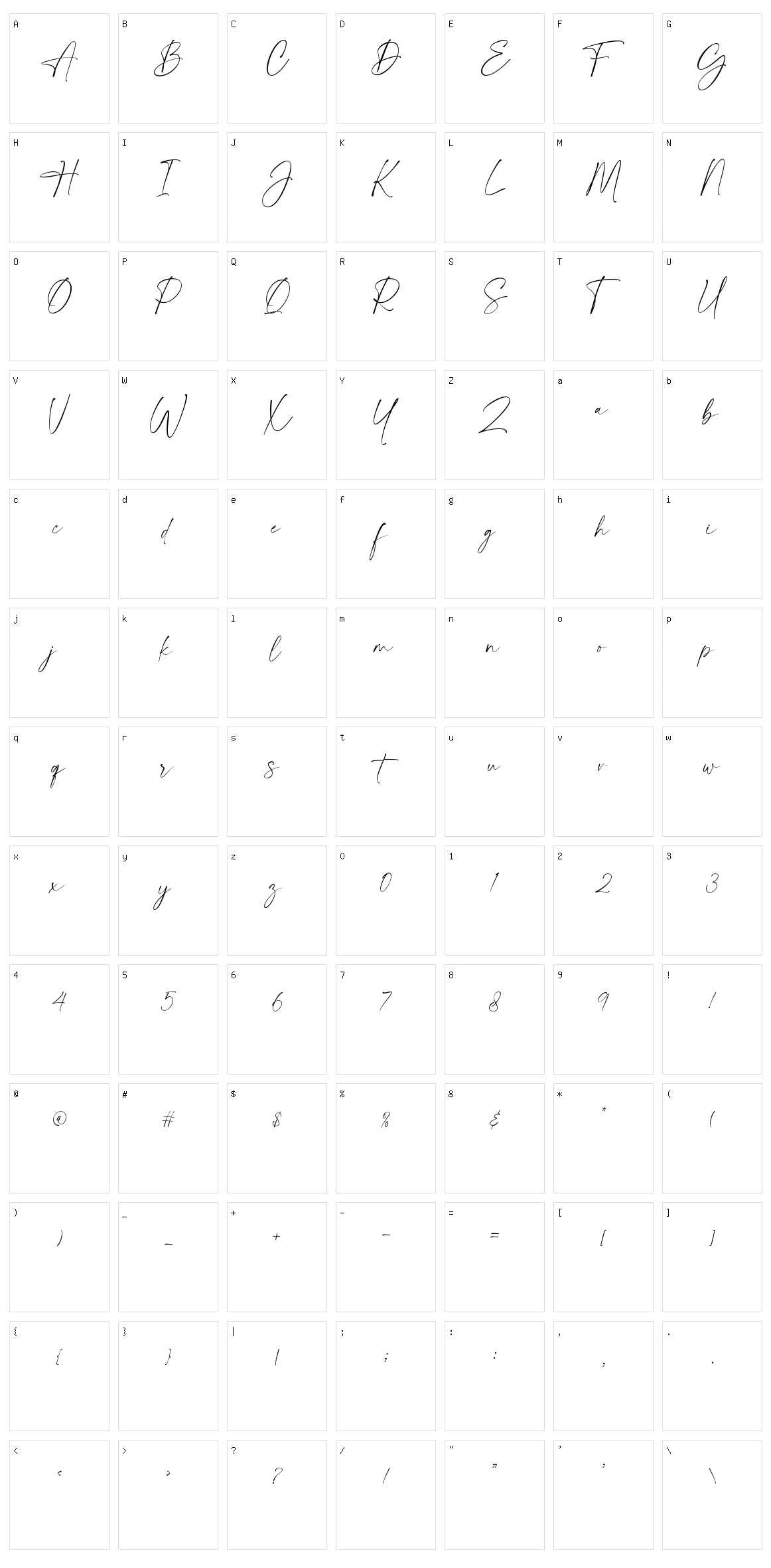 La Beauties Character Set