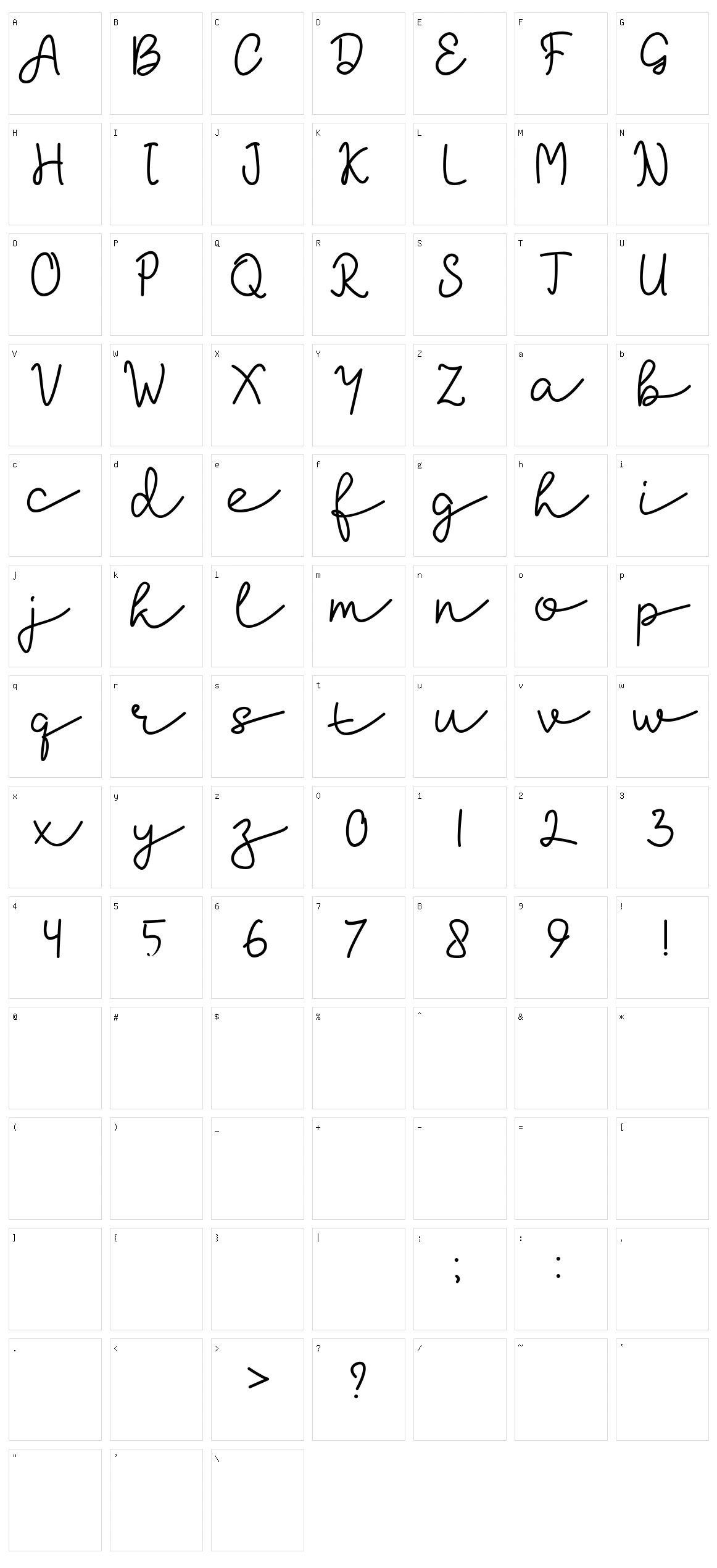 Laksana Character Set