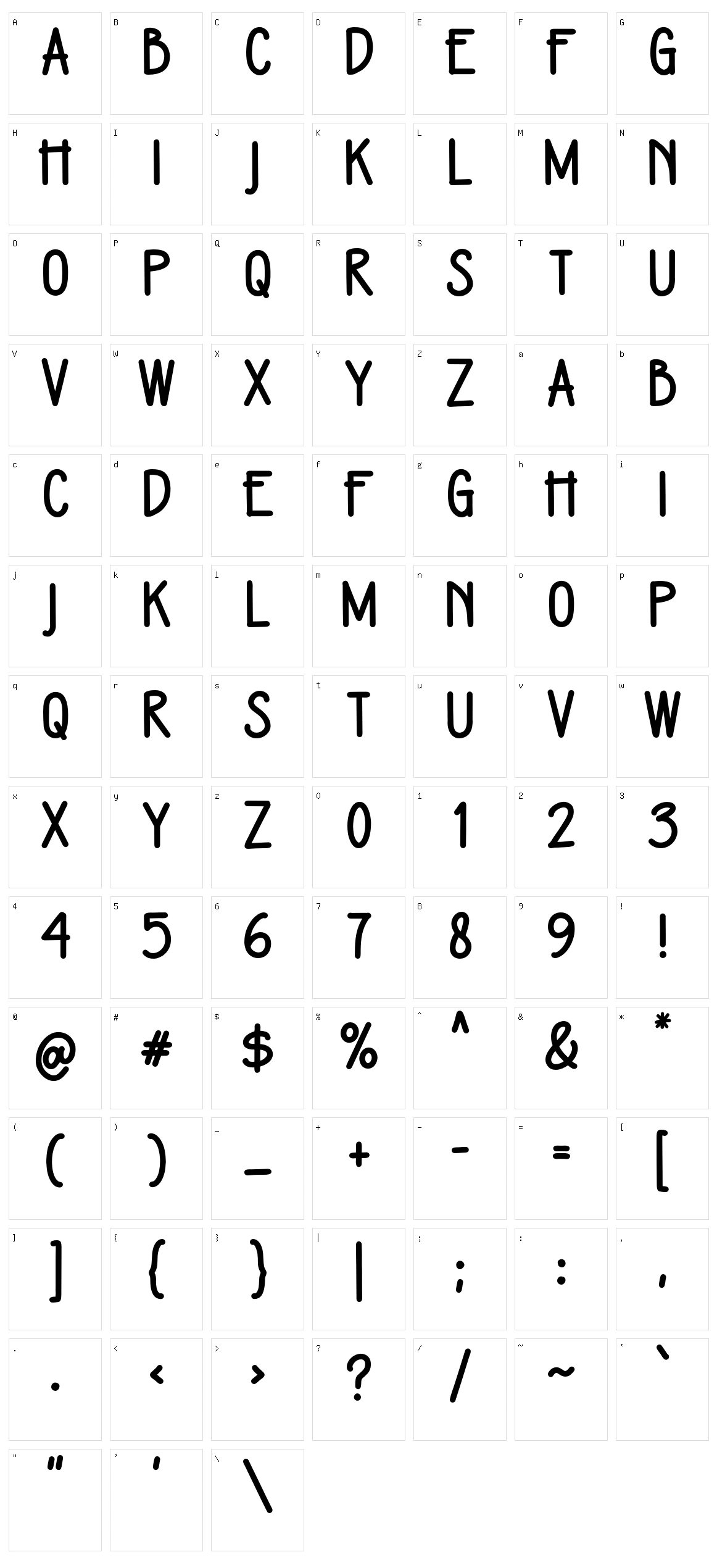 Lamonde Character Set