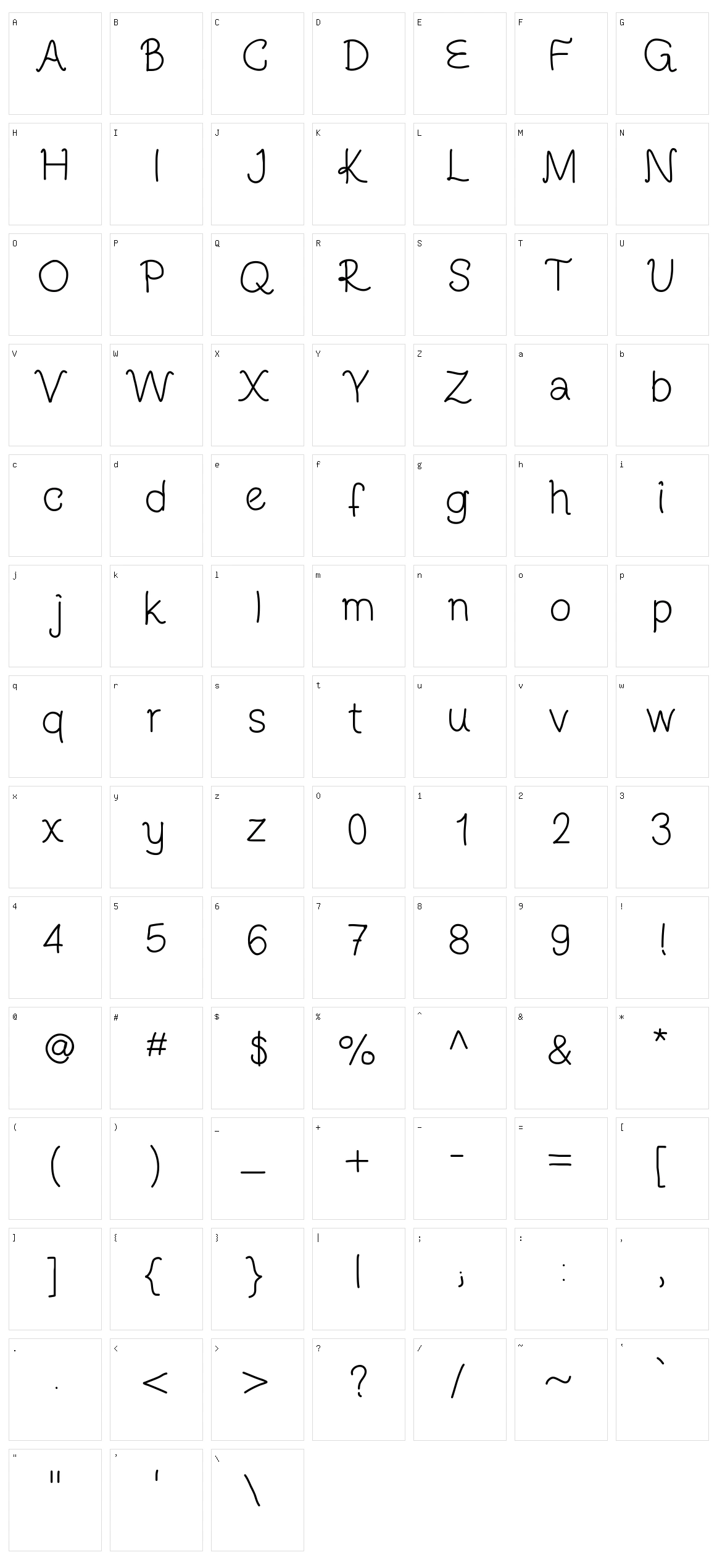 Le Parisien Character Set