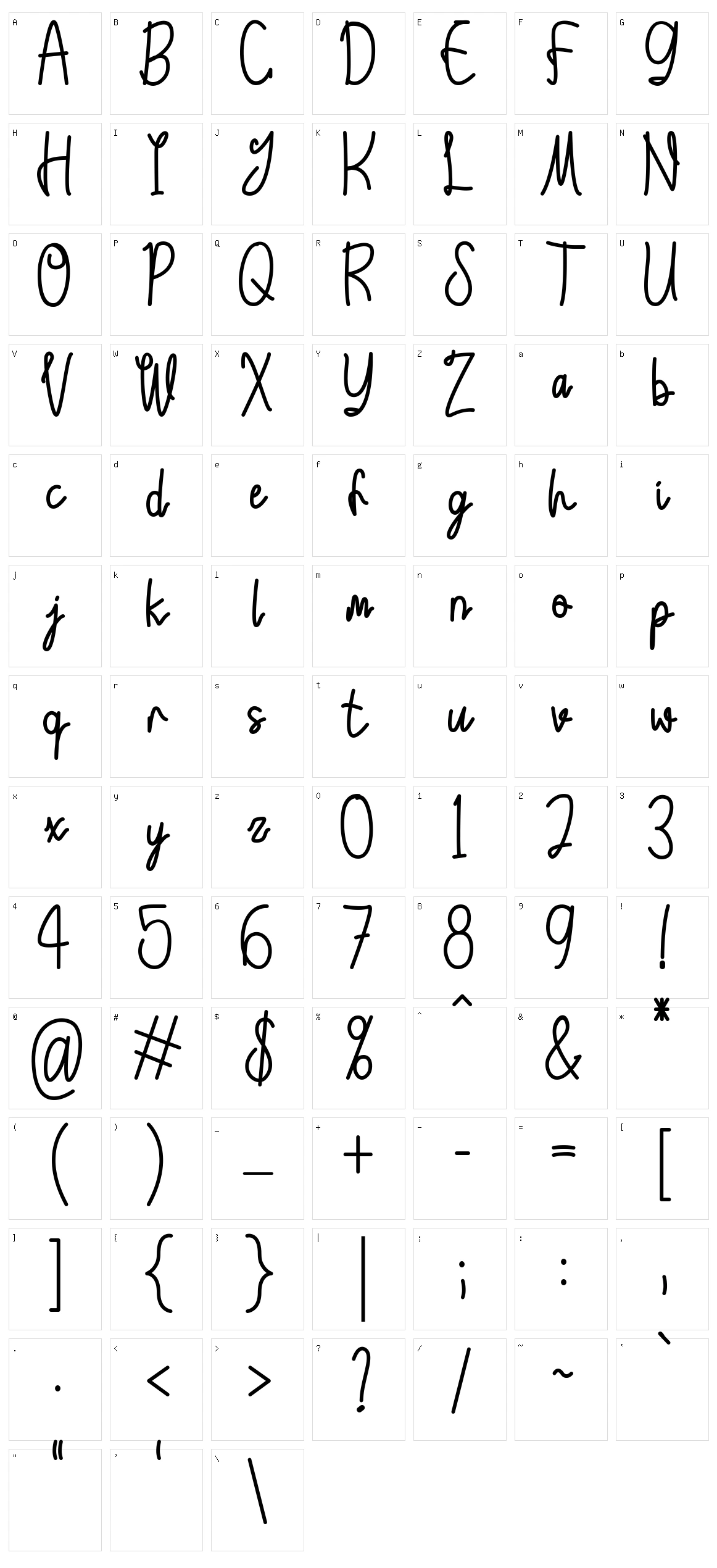 Leontine Character Set