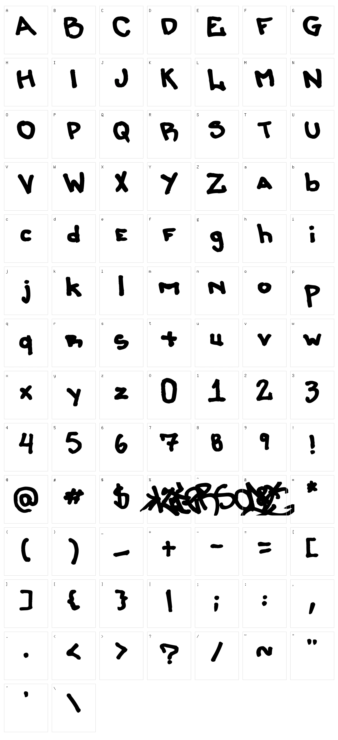 Lierson Mattenhauer Character Set